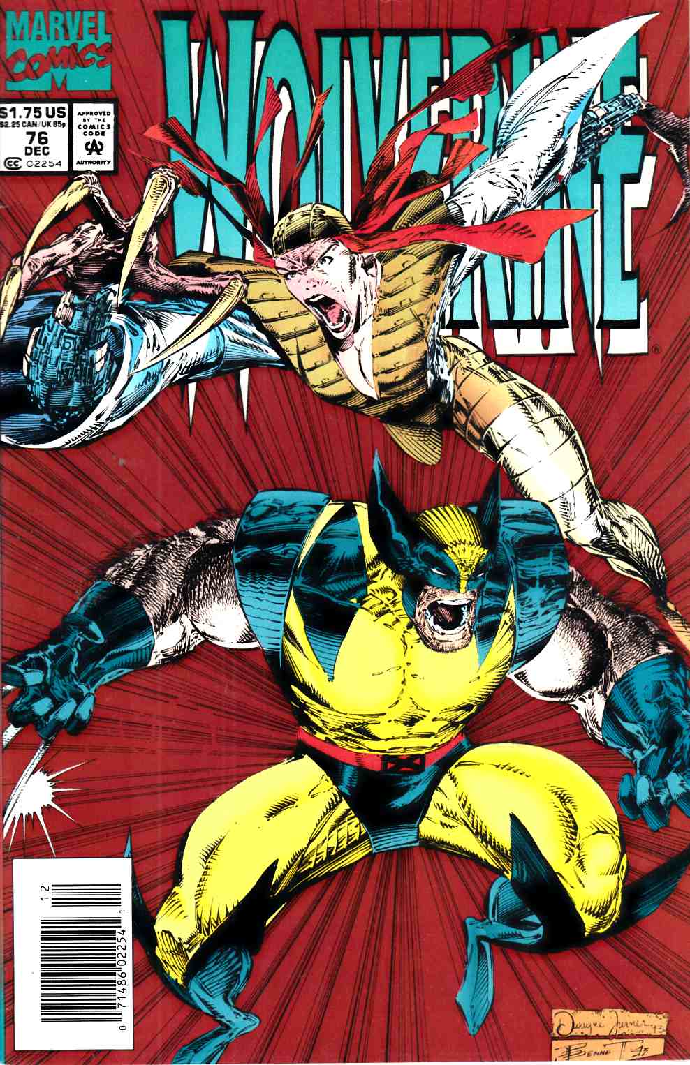 Wolverine #76 Newsstand Edition Very Fine (8.0) [Marvel Comic] LARGE