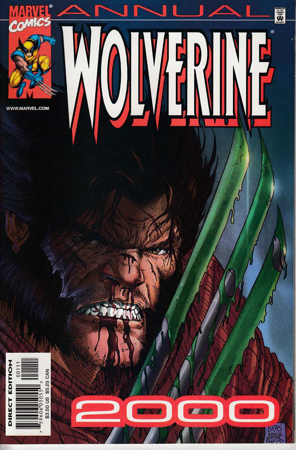 Wolverine Annual 2000 Fine (6.0) [Marvel Comic] LARGE