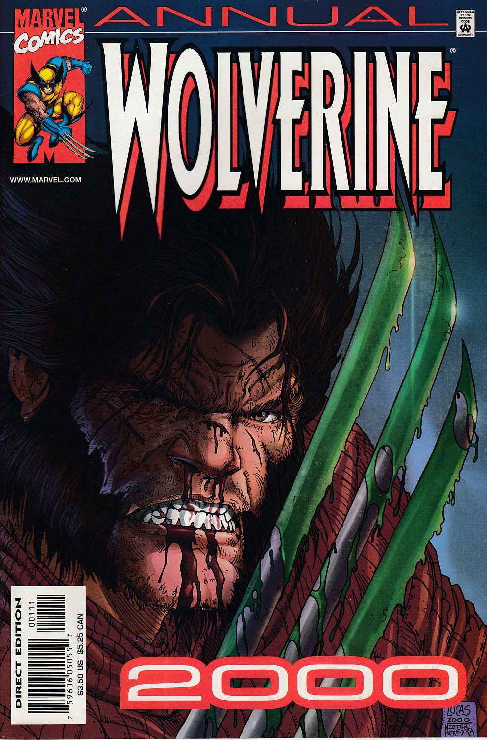 Wolverine Annual 2000 Near Mint (9.4) [Marvel Comic] LARGE