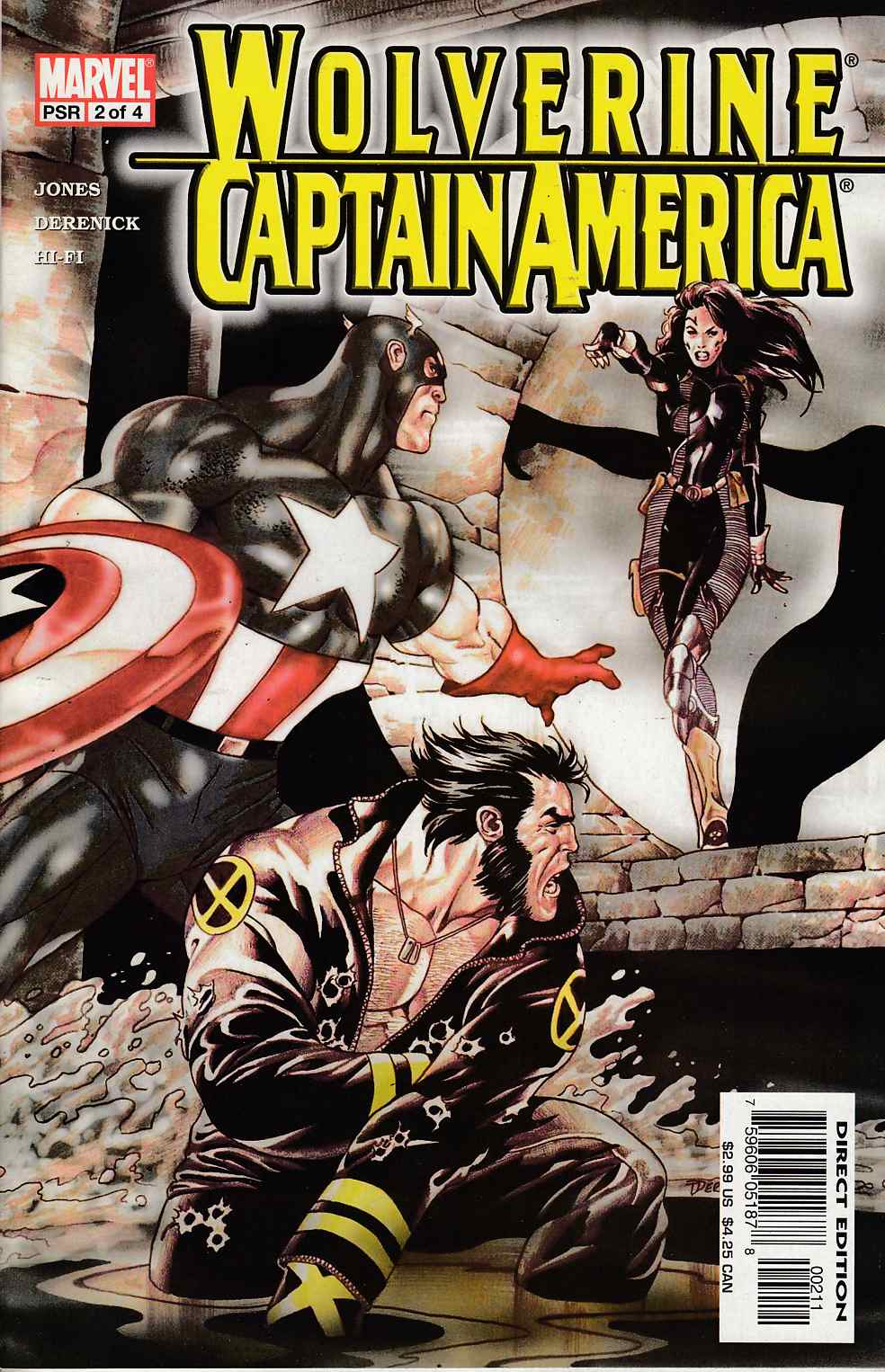 Wolverine Captain America #2 Near Mint (9.4) [Marvel Comic] LARGE