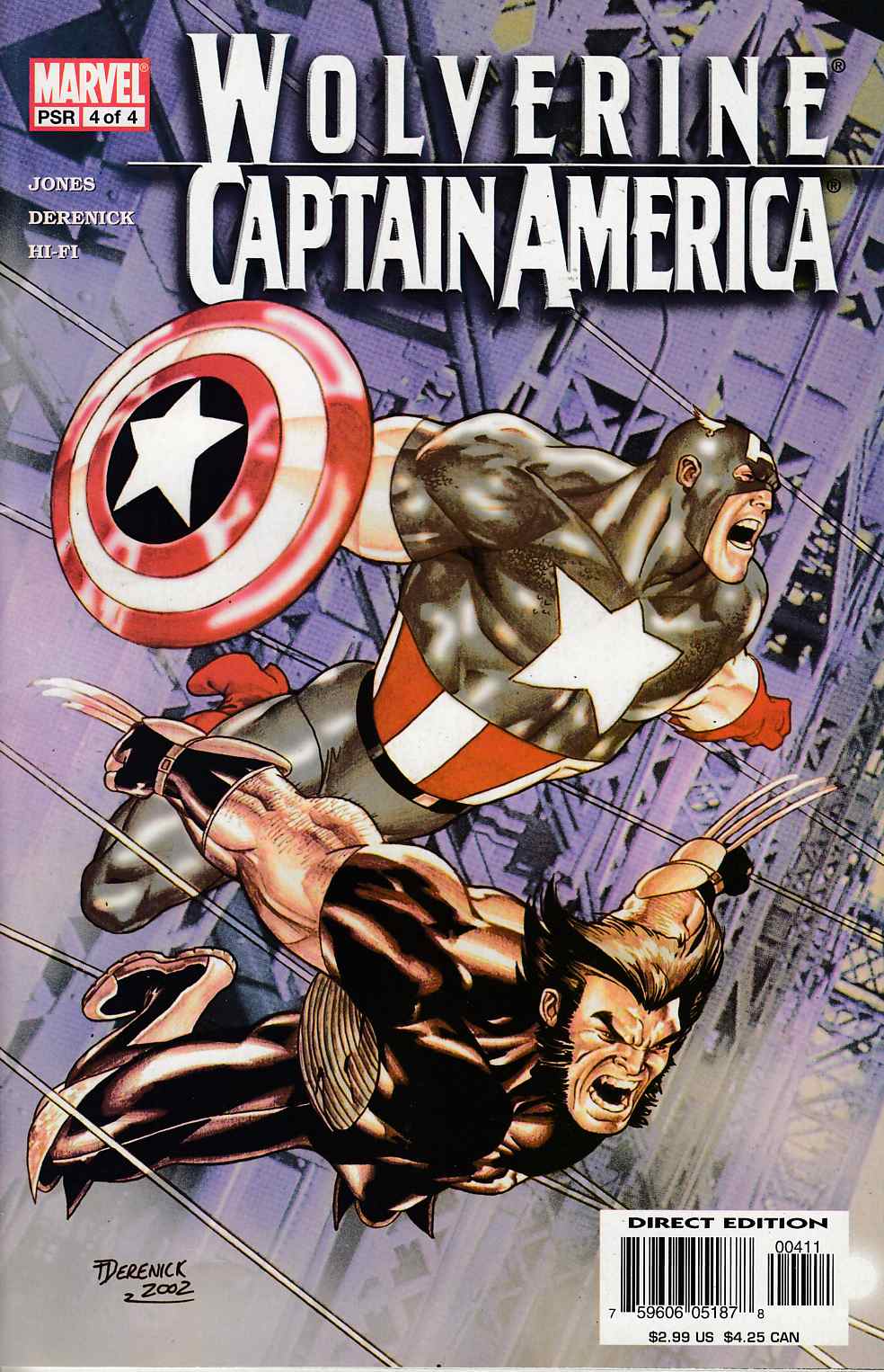 Wolverine Captain America #4 Near Mint (9.4) [Marvel Comic] THUMBNAIL