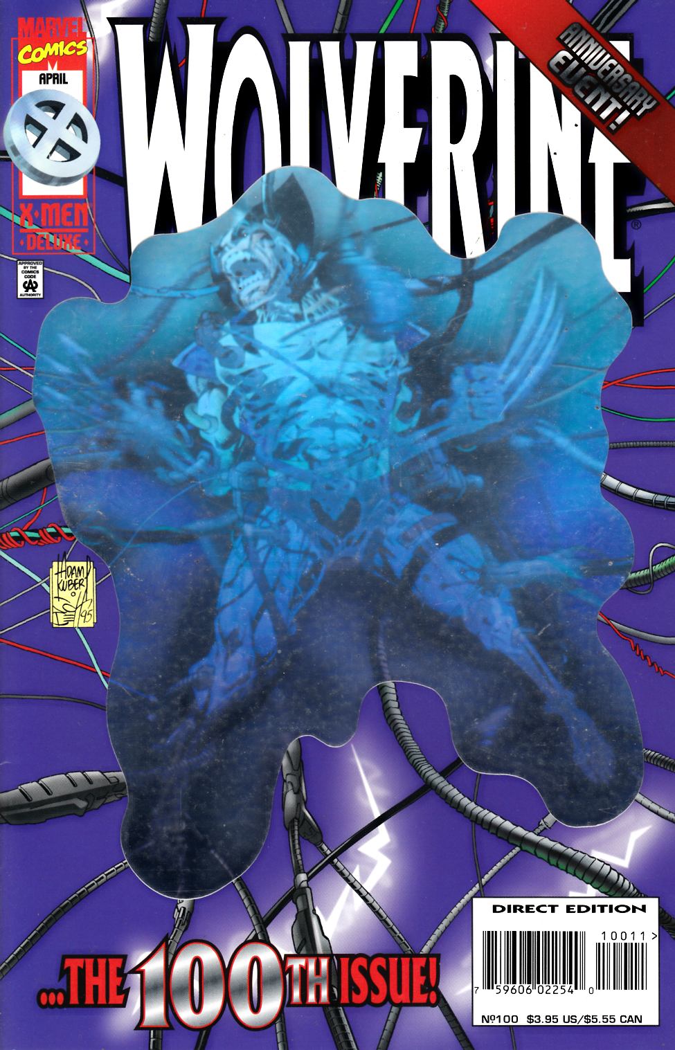 Wolverine #100 Hologram Cover Very Fine (8.0) [Marvel Comic] THUMBNAIL