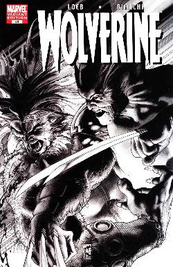 Wolverine #51 Black & White Variant Cover Near Mint (9.4) [Marvel Comic] LARGE