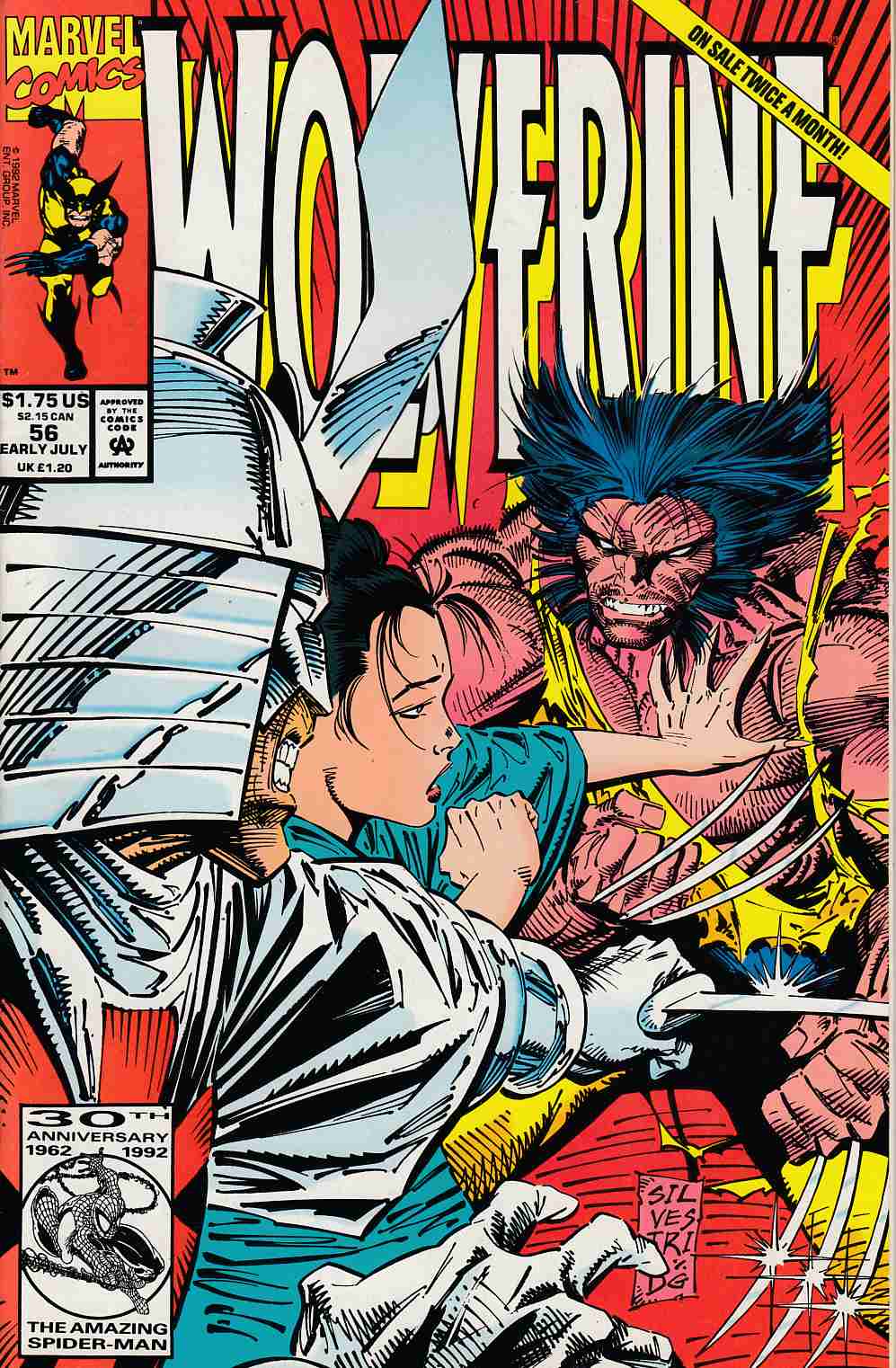Wolverine #56 Near Mint (9.4) [Marvel Comic] THUMBNAIL