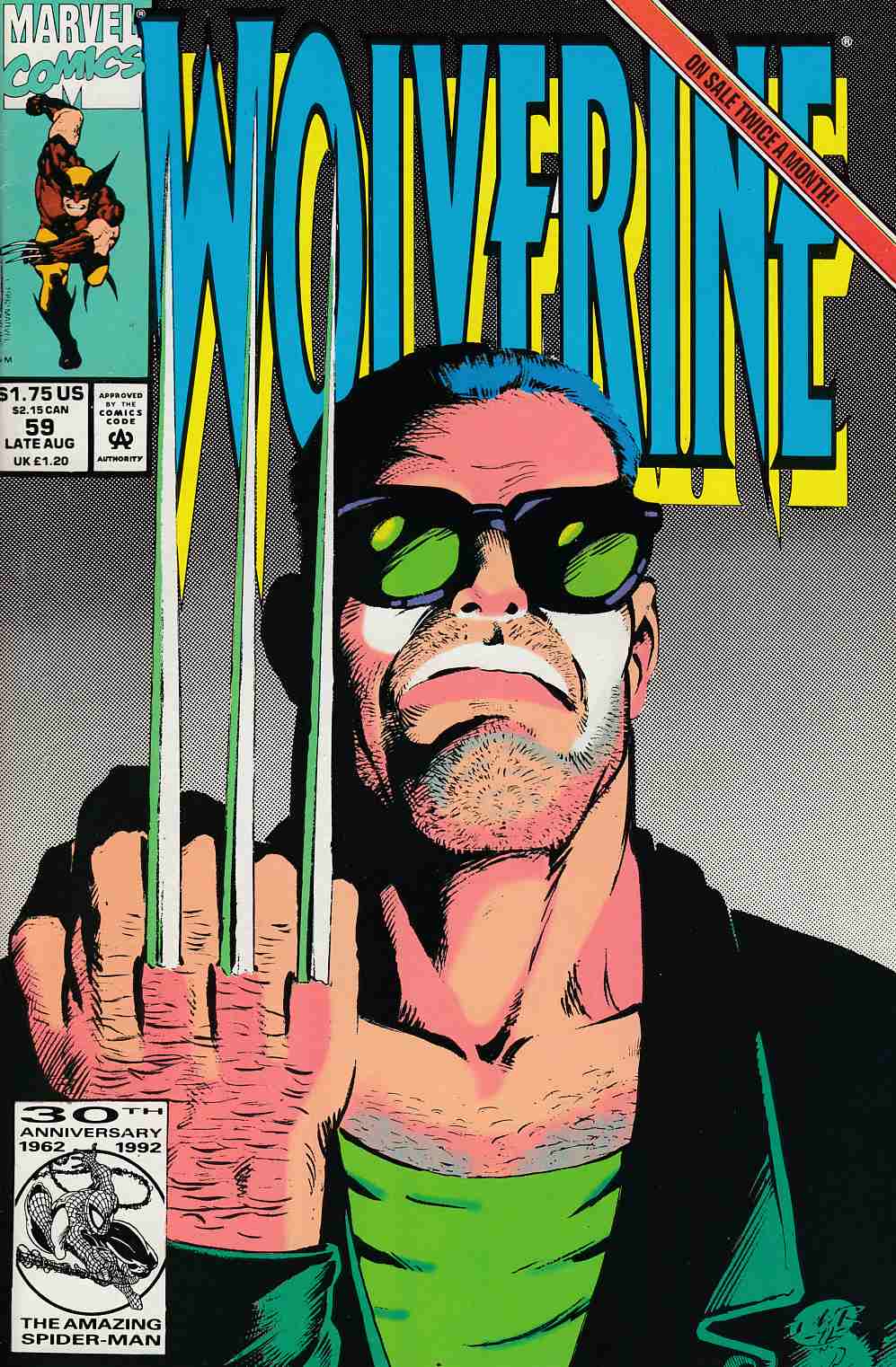 Wolverine #59 Near Mint (9.4) [Marvel Comic] LARGE