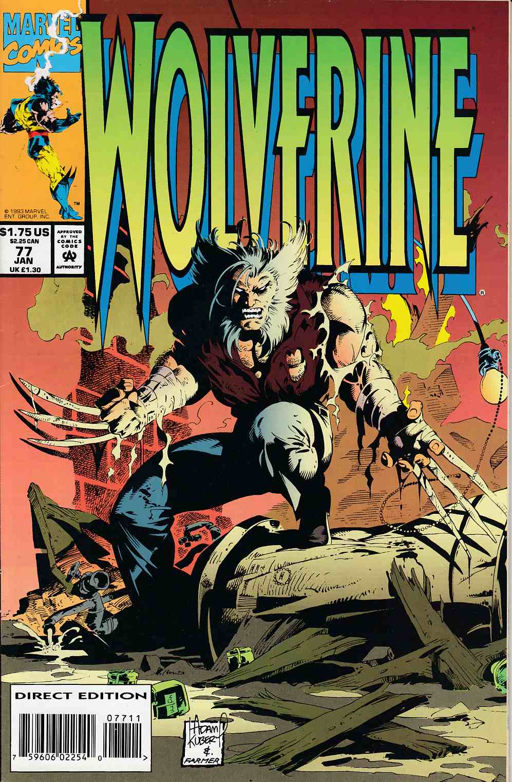 Wolverine #77 Fine (6.0) [Marvel Comic] LARGE