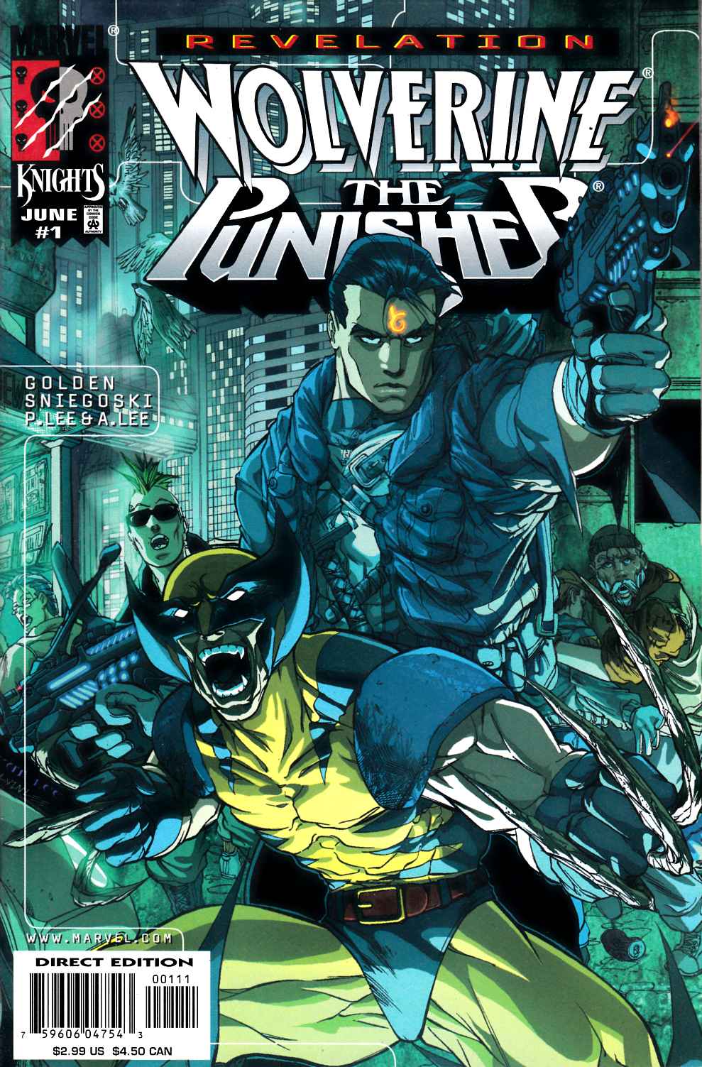 Wolverine Punisher Revelation #1 Near Mint (9.4) LARGE