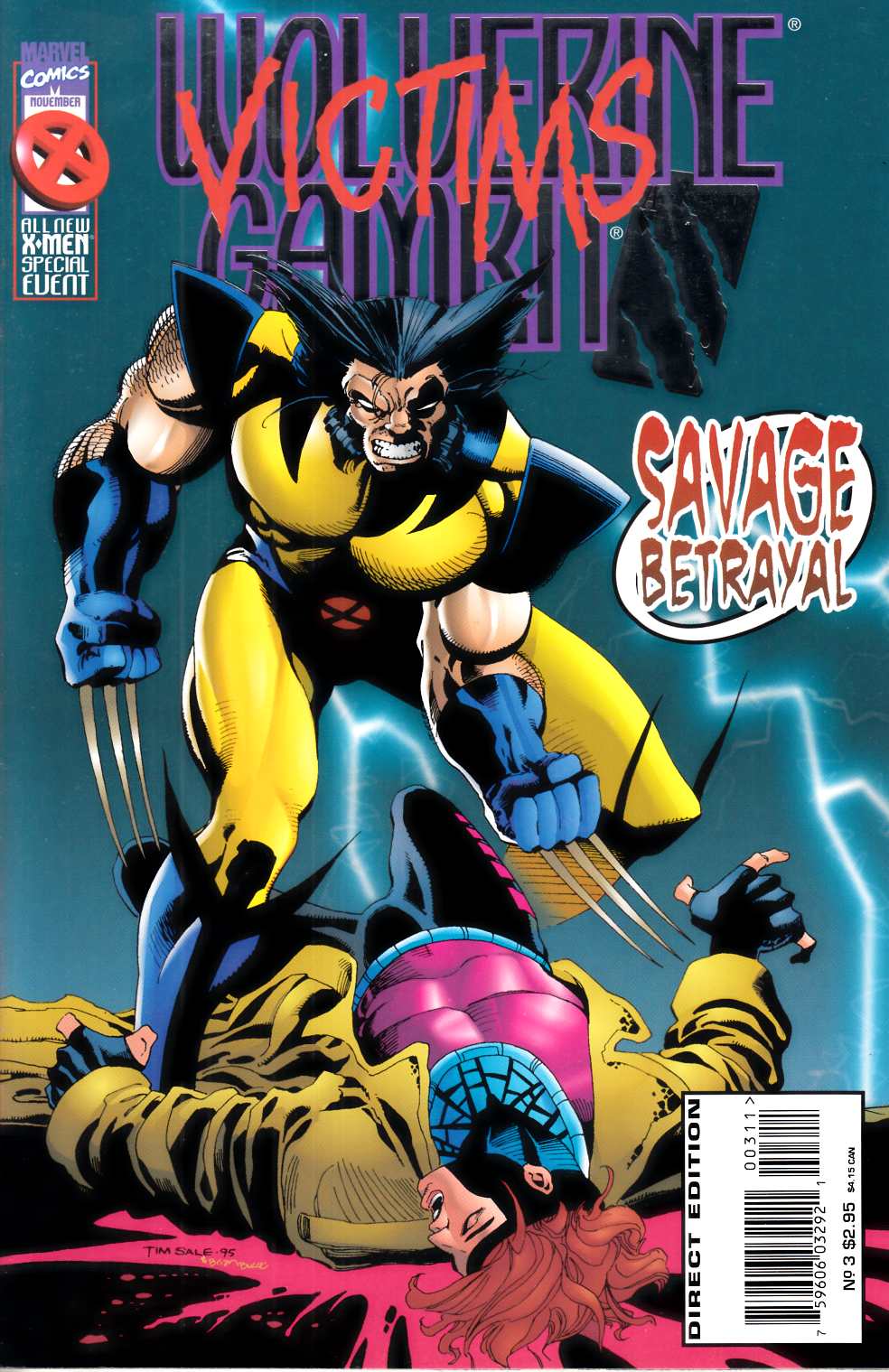 Wolverine Gambit Victims #3 Near Mint (9.4) [Marvel Comic] LARGE