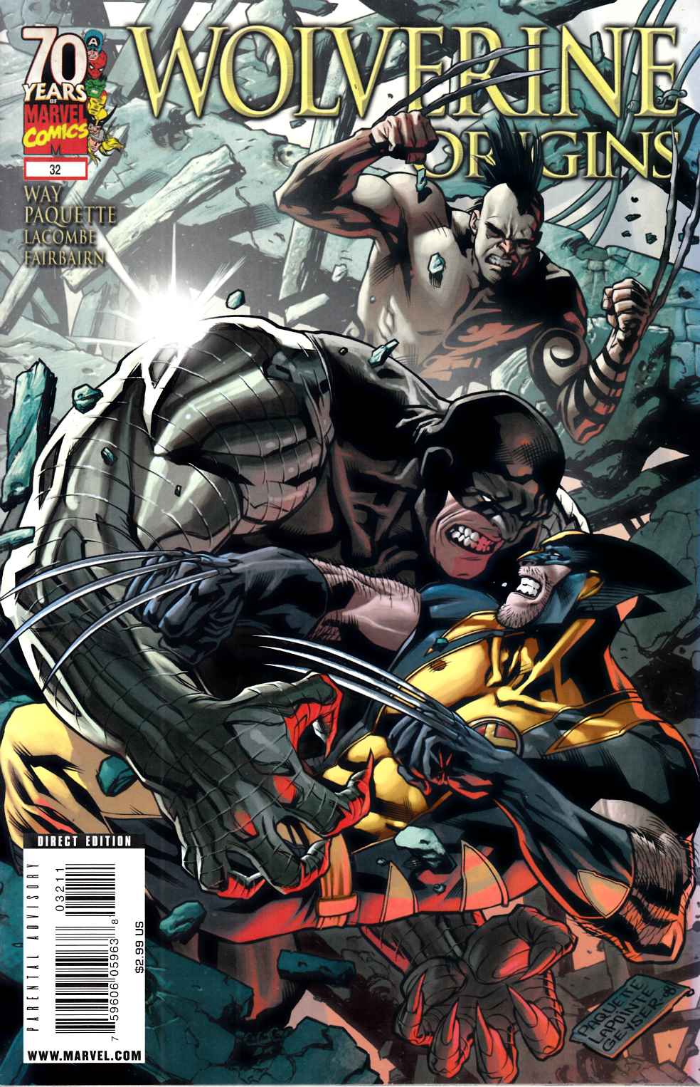Wolverine Origins #32 Near Mint (9.4) [Marvel Comic] THUMBNAIL