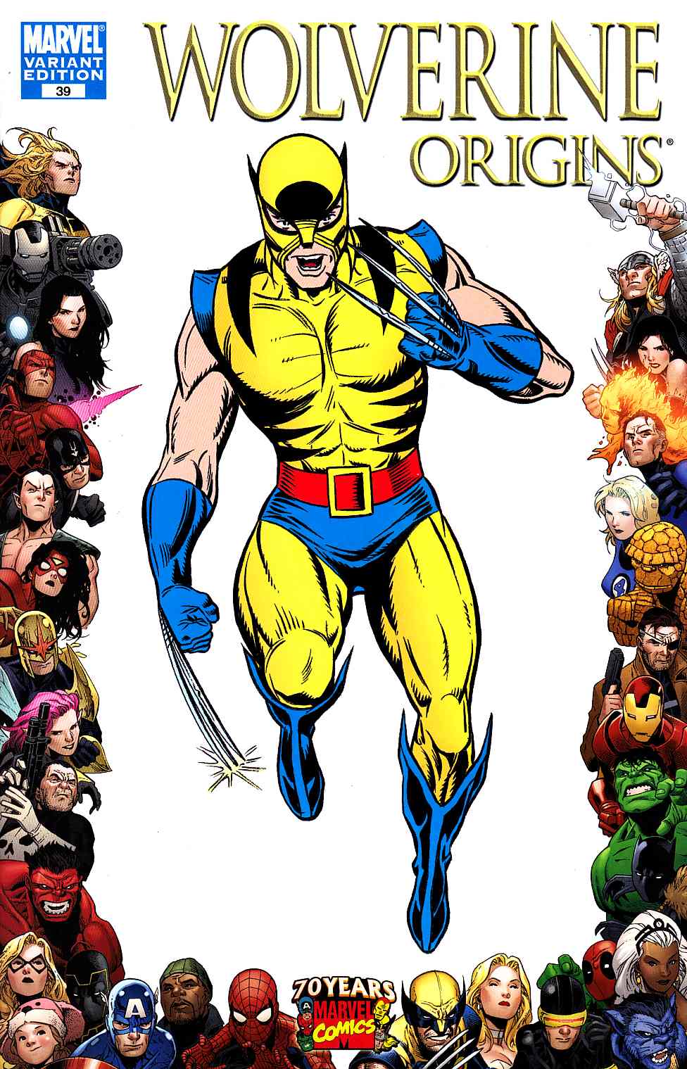 Wolverine Origins #39 70th Frame Variant Cover Near Mint (9.4) [Marvel Comic] THUMBNAIL