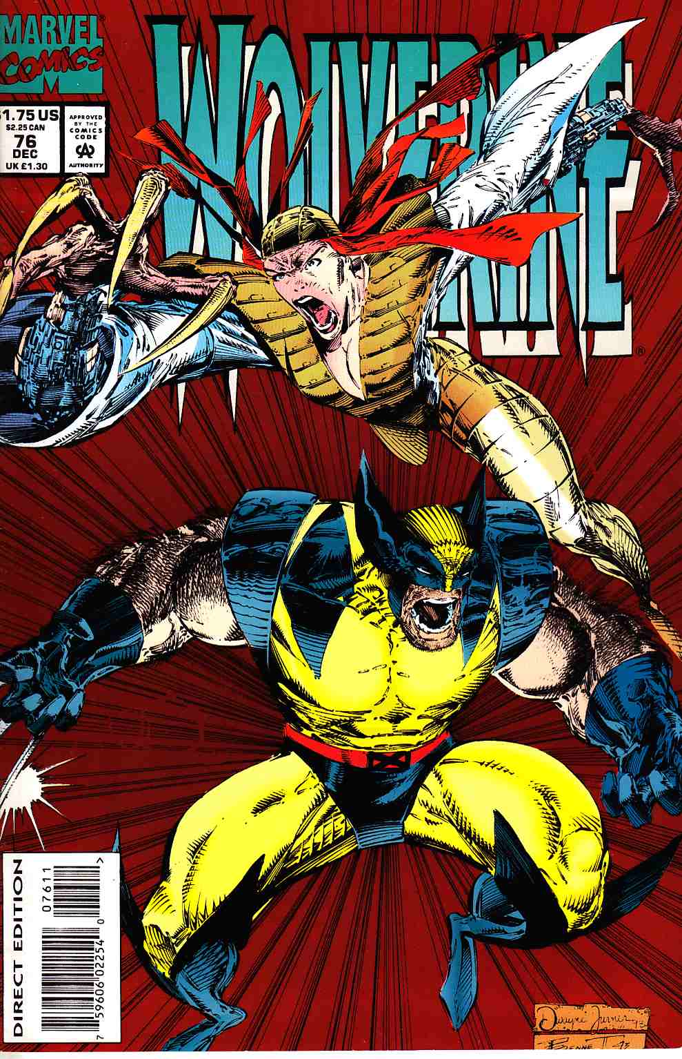 Wolverine #76 Near Mint (9.4) [Marvel Comic] LARGE