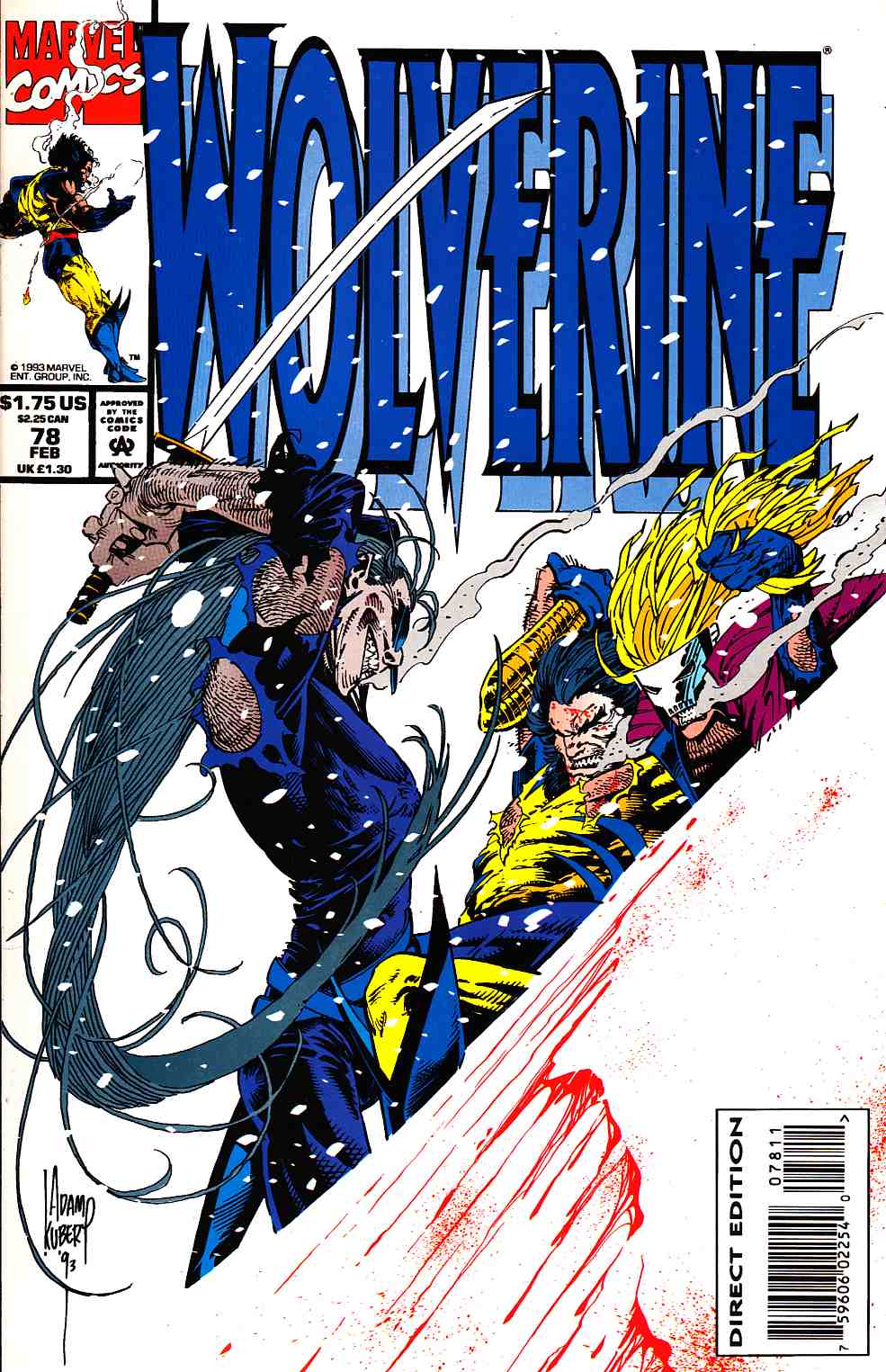 Wolverine #78 Fine (6.0) [Marvel Comic] THUMBNAIL