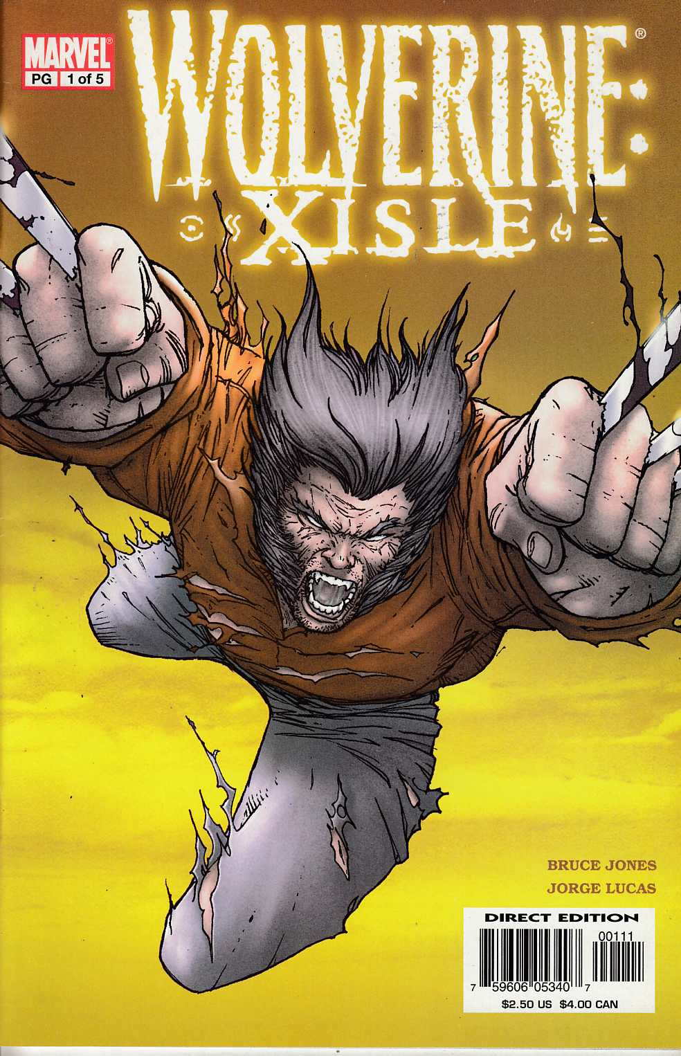 Wolverine Xisle #1 Near Mint (9.4) [Marvel Comic] LARGE