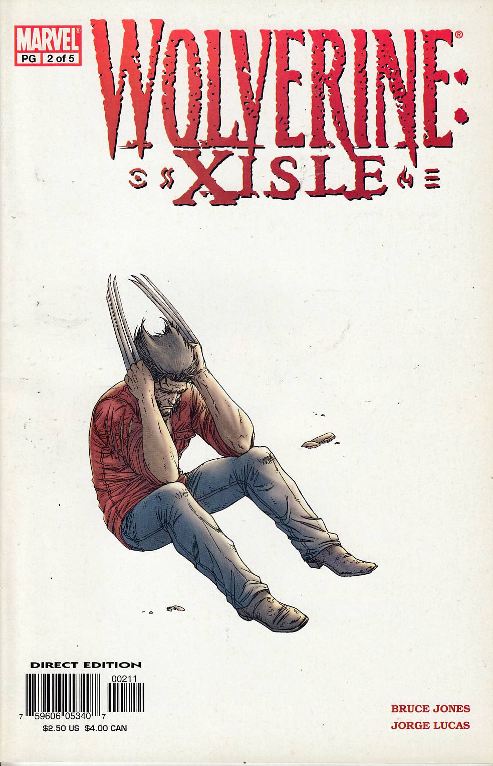 Wolverine Xisle #2 Near Mint (9.4) [Marvel Comic] LARGE