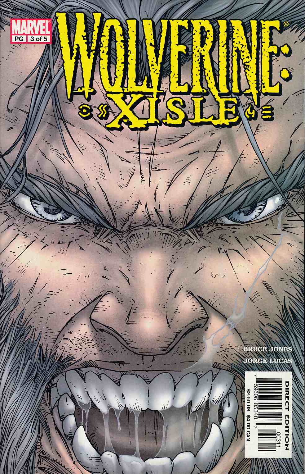 Wolverine Xisle #3 Near Mint (9.4) [Marvel Comic] LARGE
