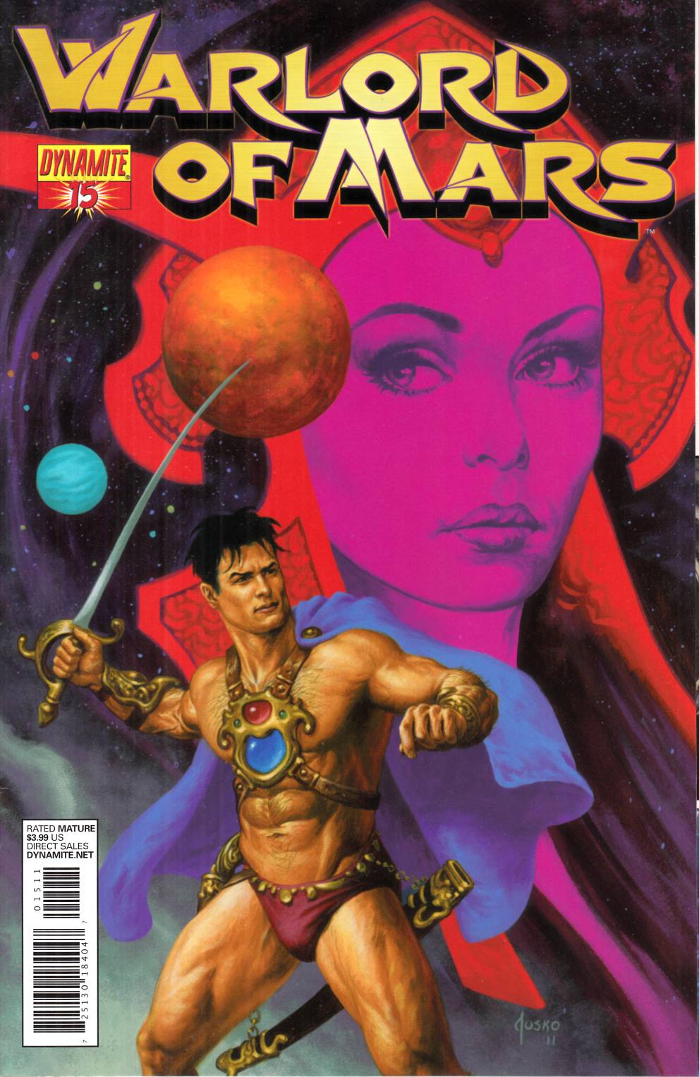 Warlord of Mars #15 Cover A Jusko Very Fine (8.0) [Dynamite Comic] THUMBNAIL
