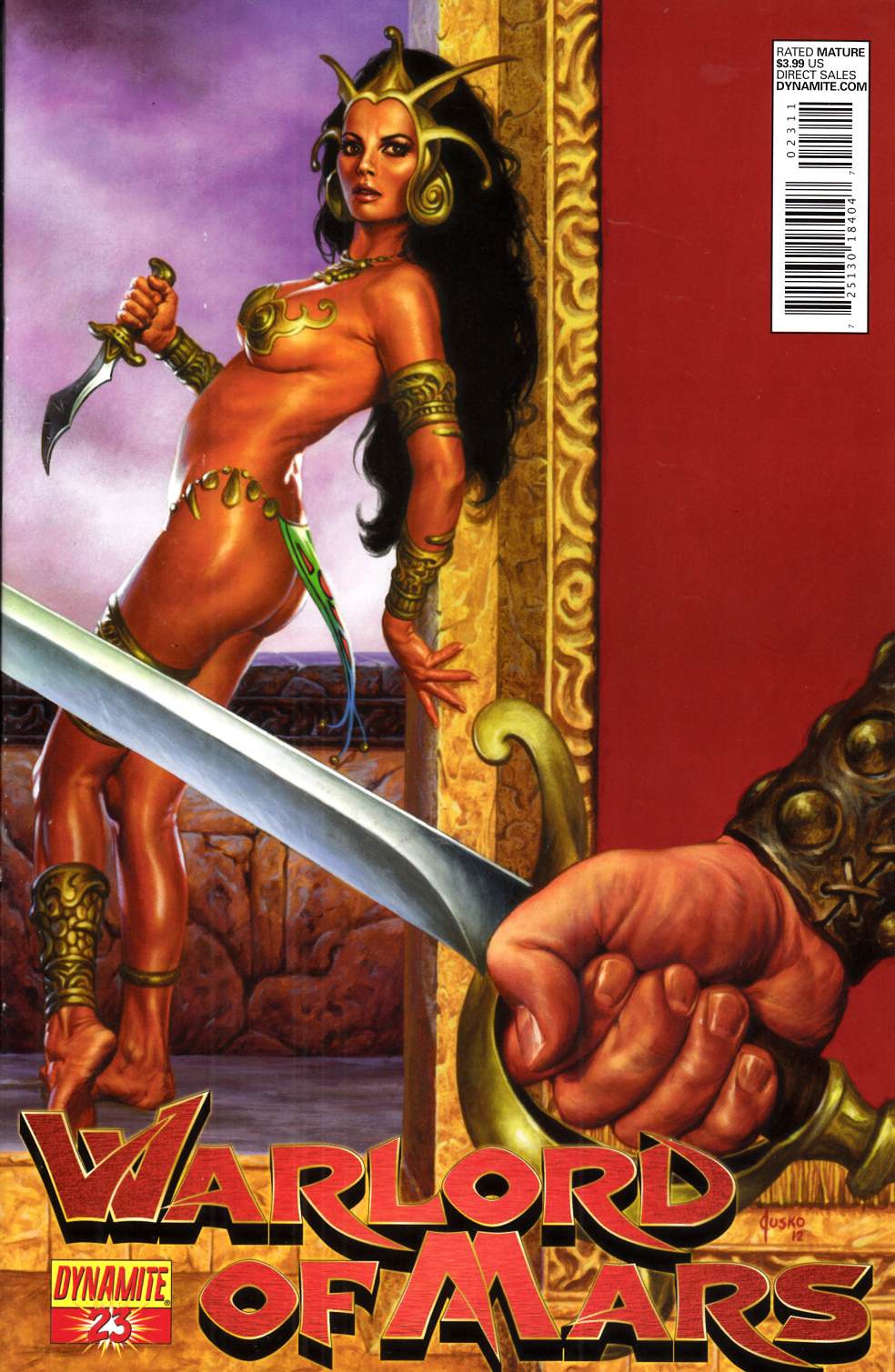 Warlord of Mars #23 Jusko Cover Near Mint (9.4) [Dynamite Comic] LARGE