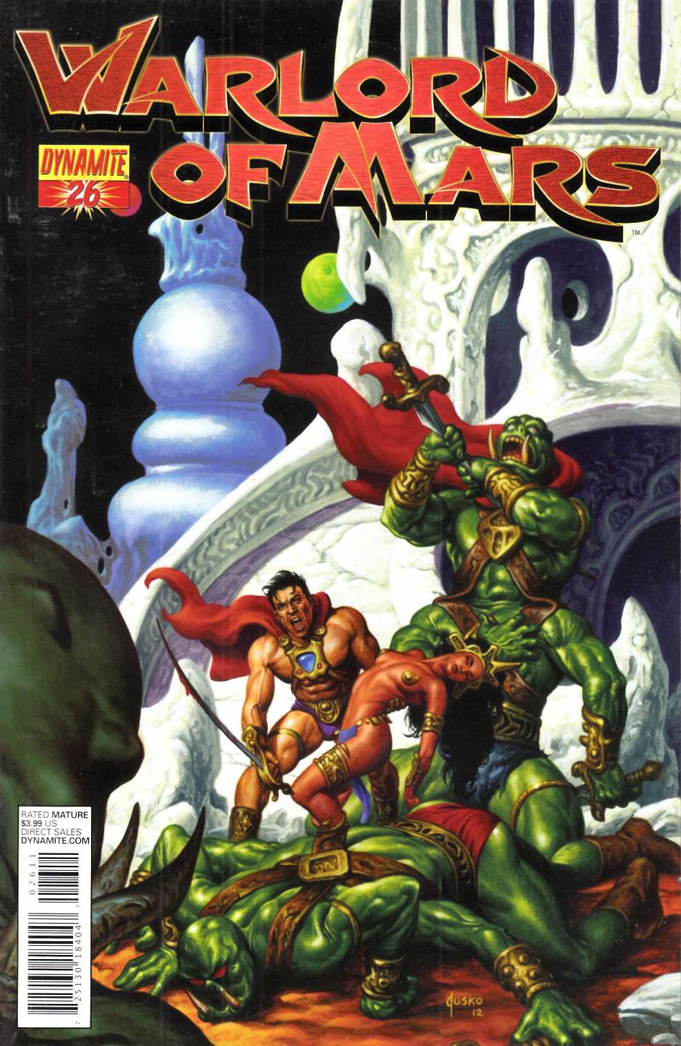 Warlord of Mars #26 Jusko Cover Very Fine (8.0) [Dynamite Comic] LARGE