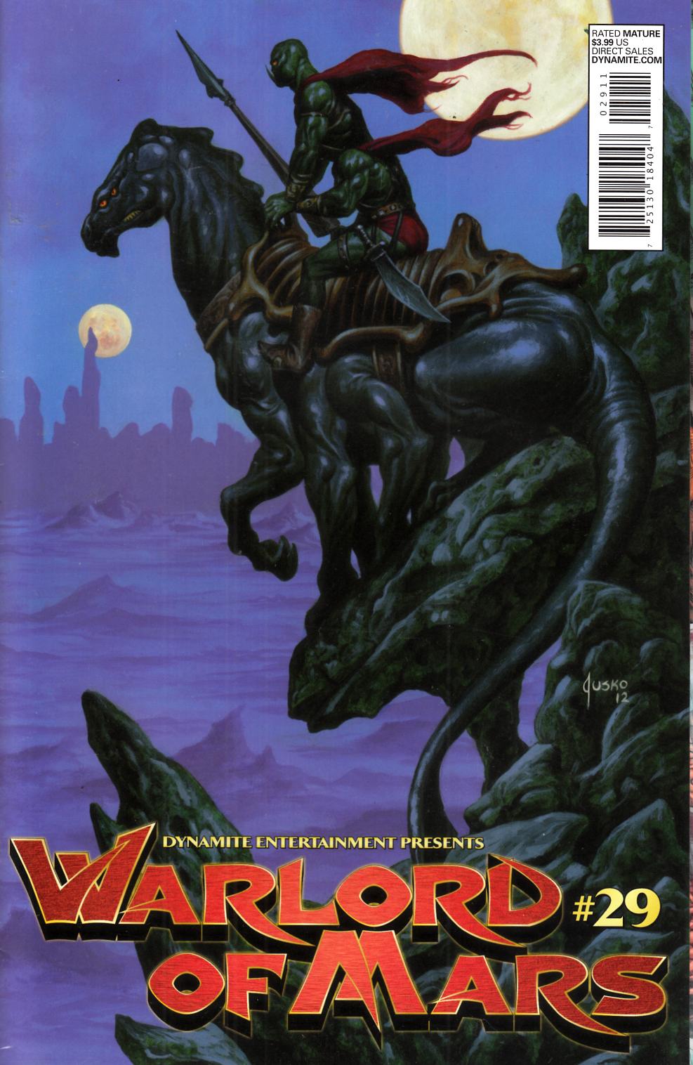 Warlord of Mars #29 Jusko Cover Very Fine (8.0) [Dynamite Comic] THUMBNAIL