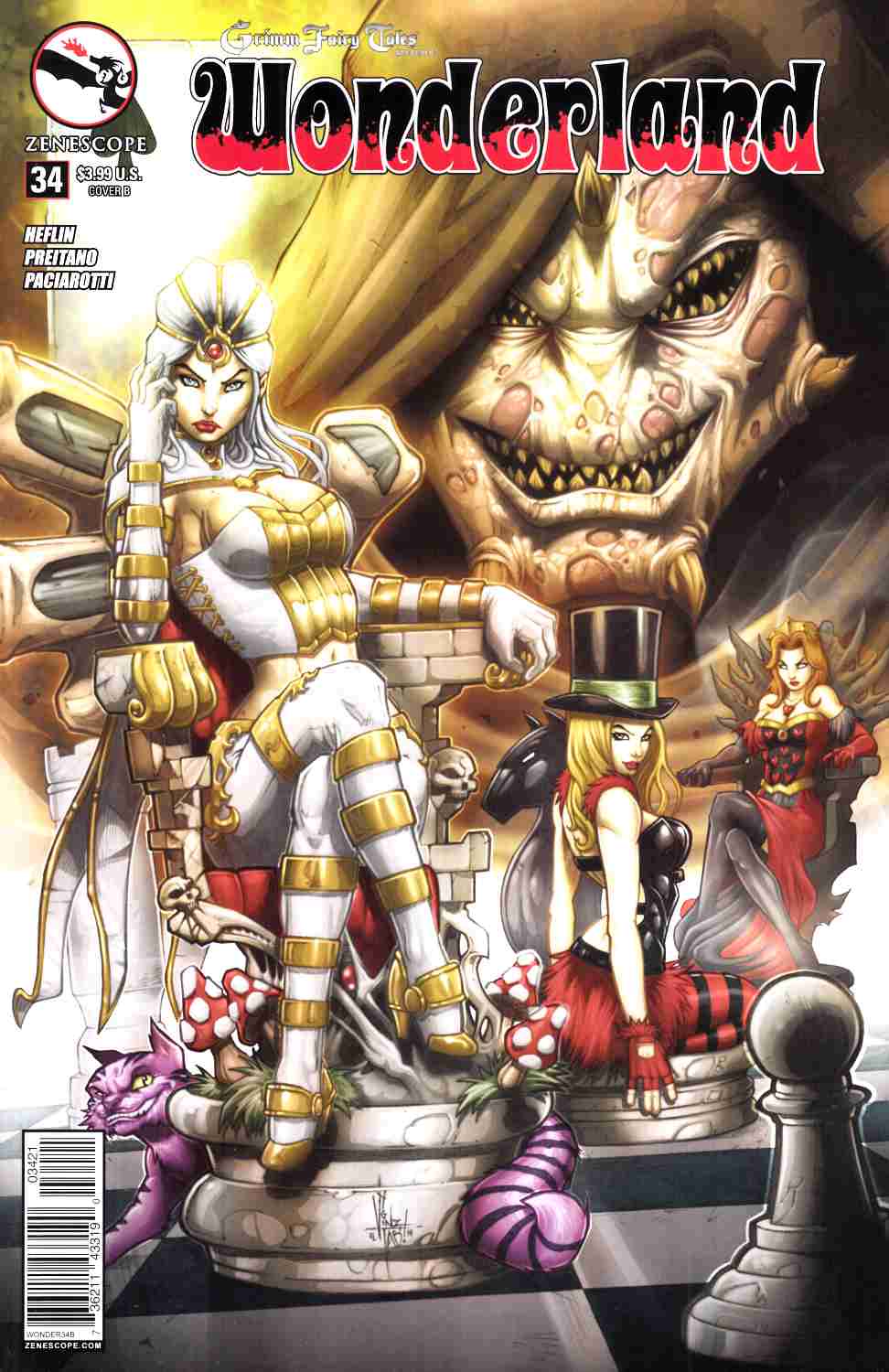 Wonderland #34 Cover B- El Tabanas [Zenescope Comic] THUMBNAIL