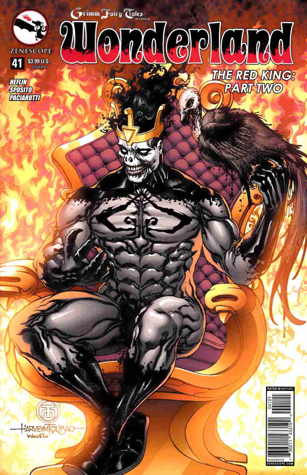 GFT Wonderland #41 Cover B- Tolibao [Zenescope Comic] THUMBNAIL