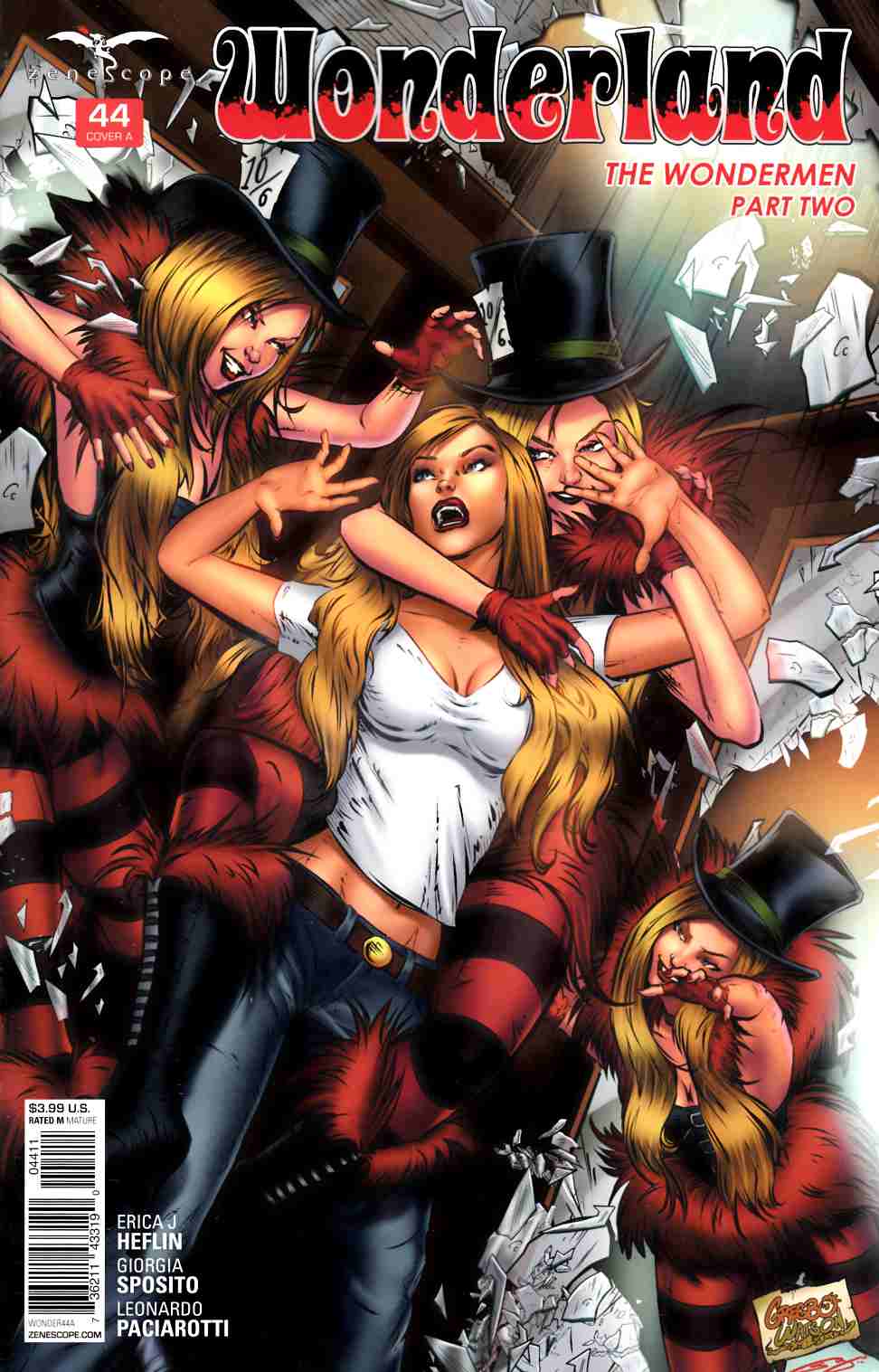 Wonderland #44 Cover A- Watson [Zenescope Comic] THUMBNAIL