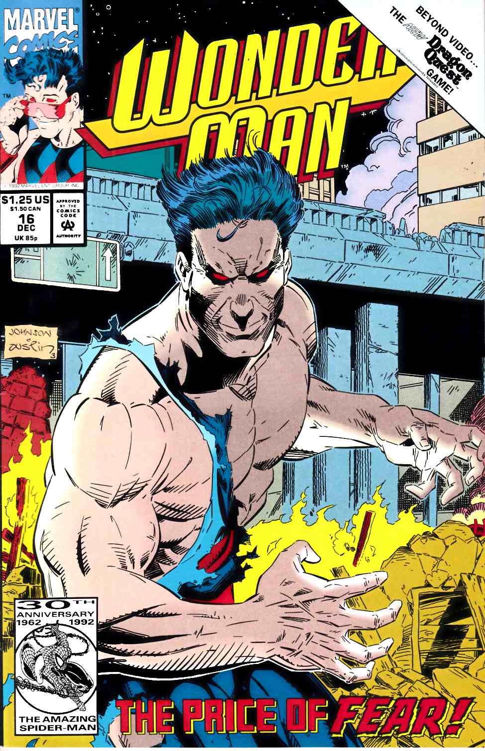 Wonder Man #16 Very Fine Minus (7.5) [Marvel Comic] THUMBNAIL