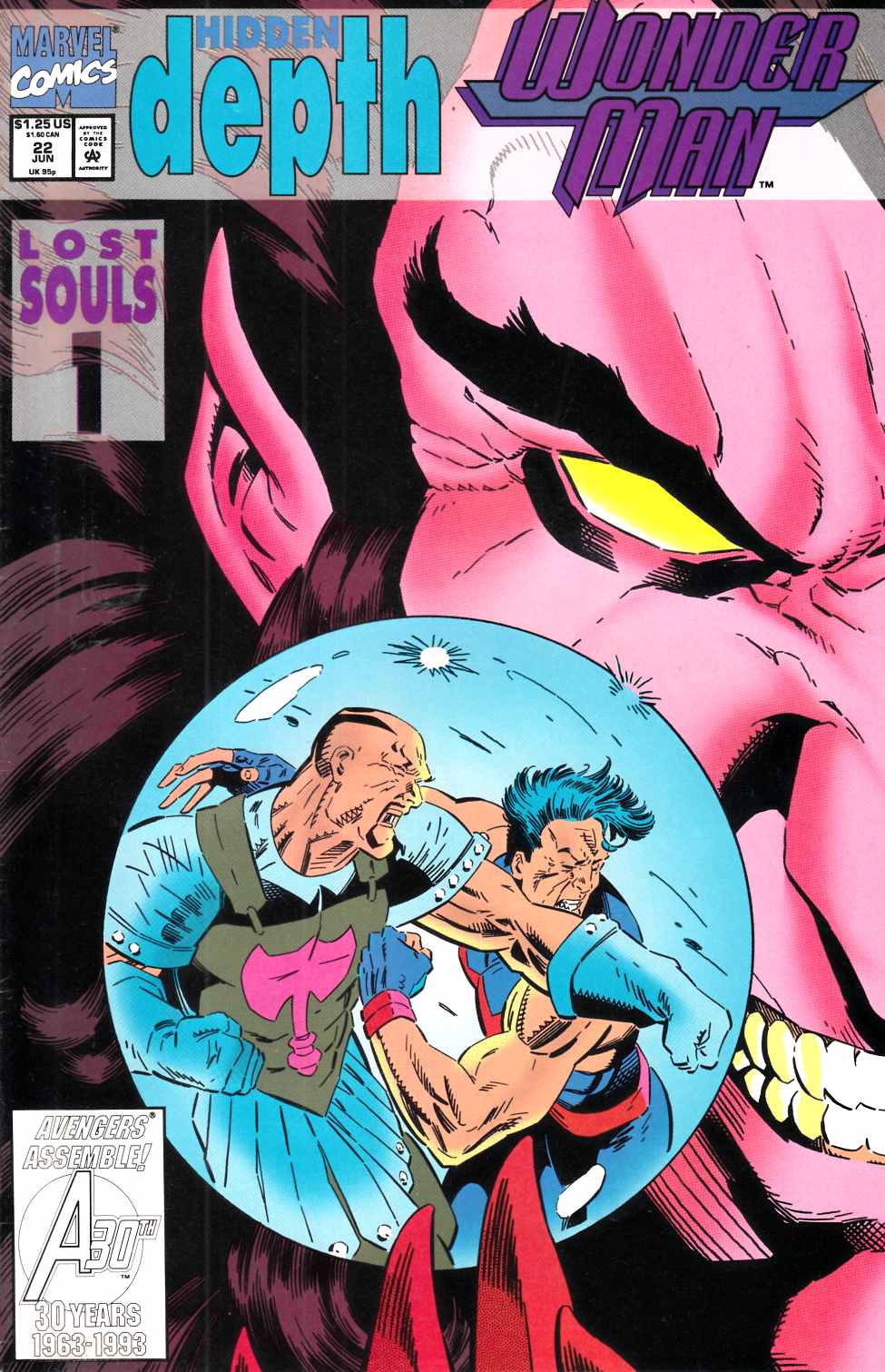 Wonder Man #22 Very Fine (8.0) [Marvel Comic] THUMBNAIL