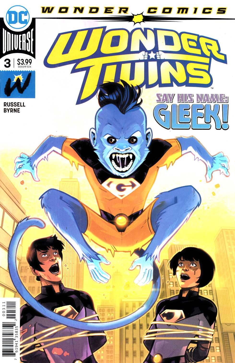 Wonder Twins #3 Near Mint (9.4) [DC Comic] THUMBNAIL