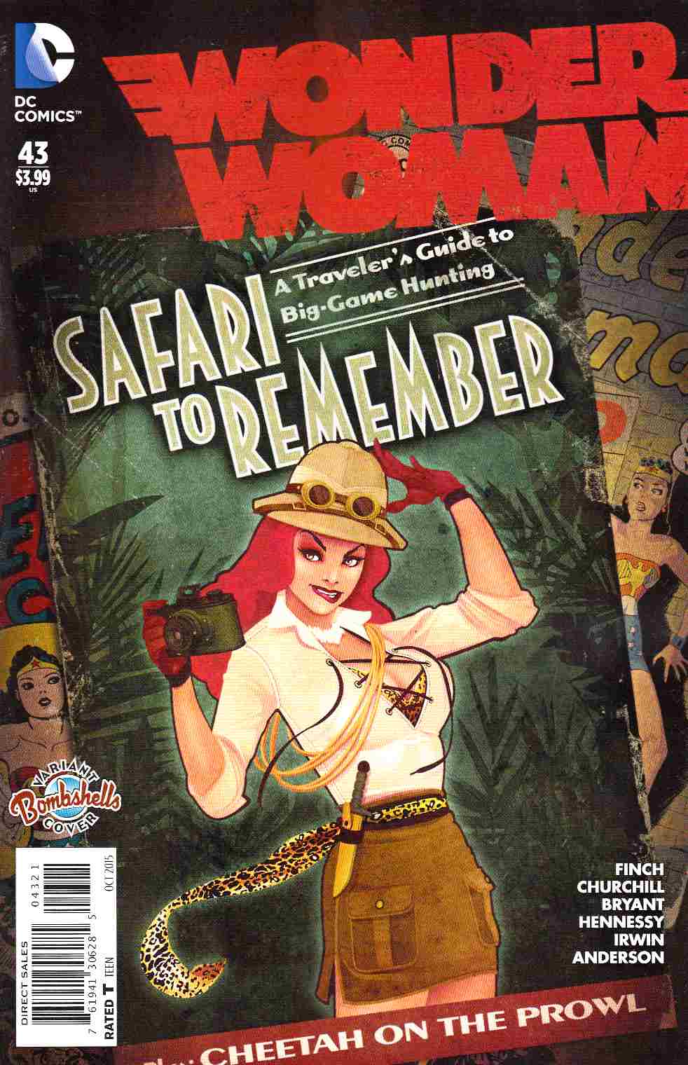 Wonder Woman #43 Bombshells Variant Cover [DC Comic] THUMBNAIL