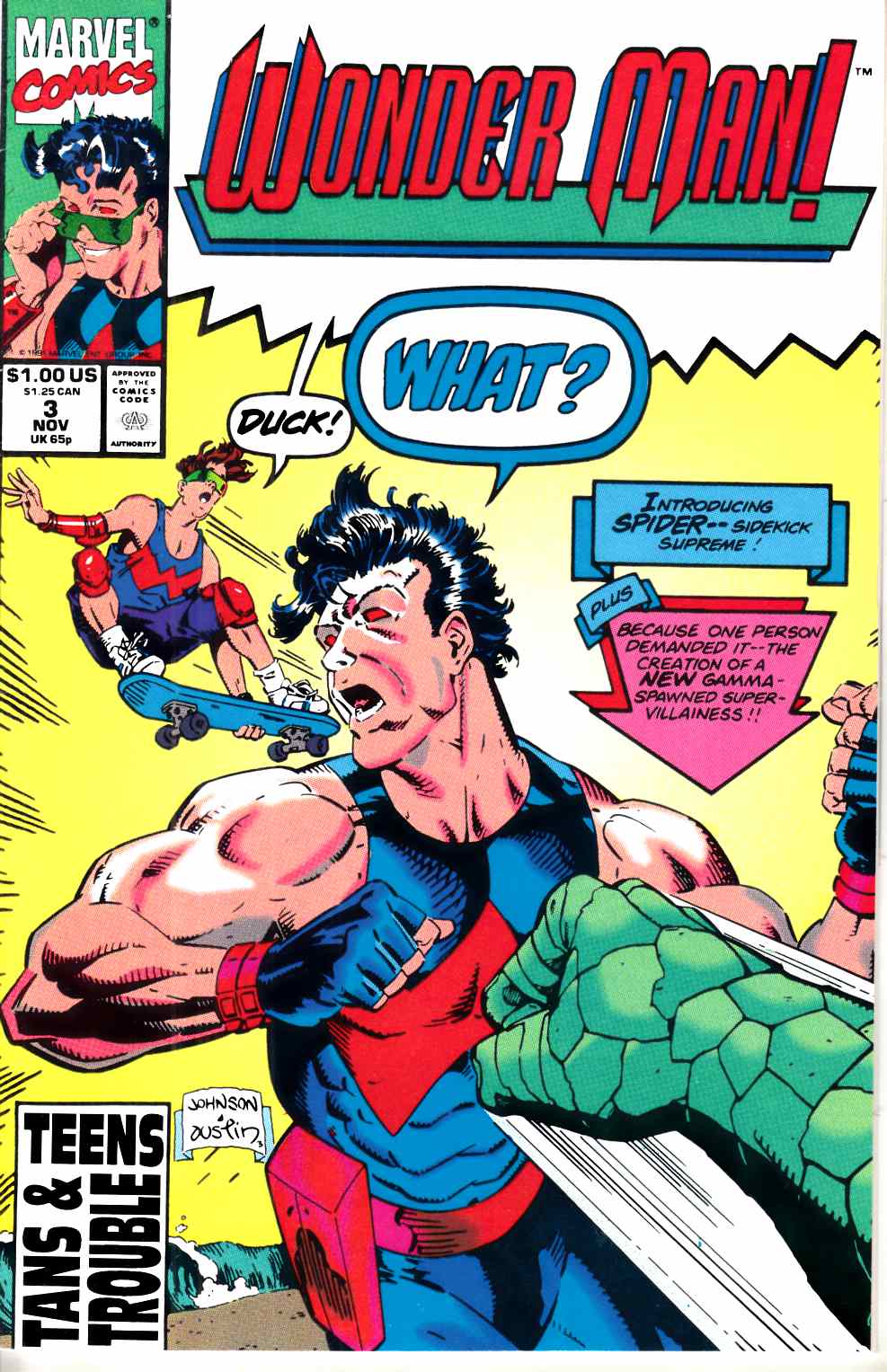 Wonder Man #3 Fine (6.0) [Marvel Comic] LARGE