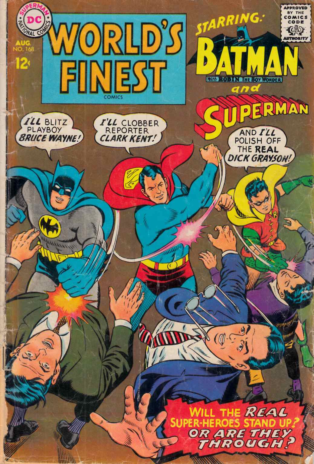 Worlds Finest #168 Good (2.0) [DC Comic] THUMBNAIL