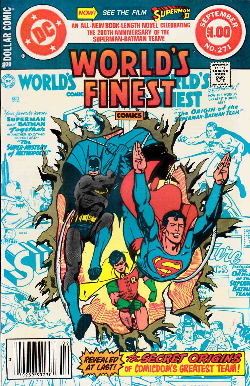 Worlds Finest #271 Newsstand Edition Very Fine (8.0) [DC Comic] THUMBNAIL