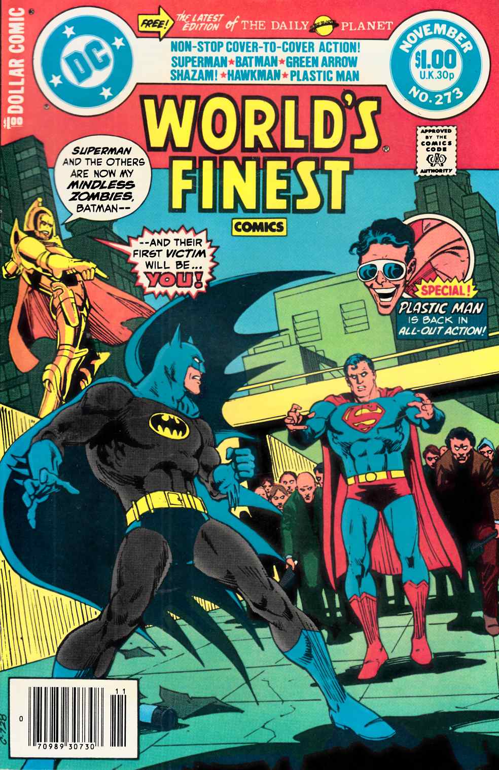 Worlds Finest #273 Newsstand Edition Very Fine (8.0) [DC Comic] THUMBNAIL