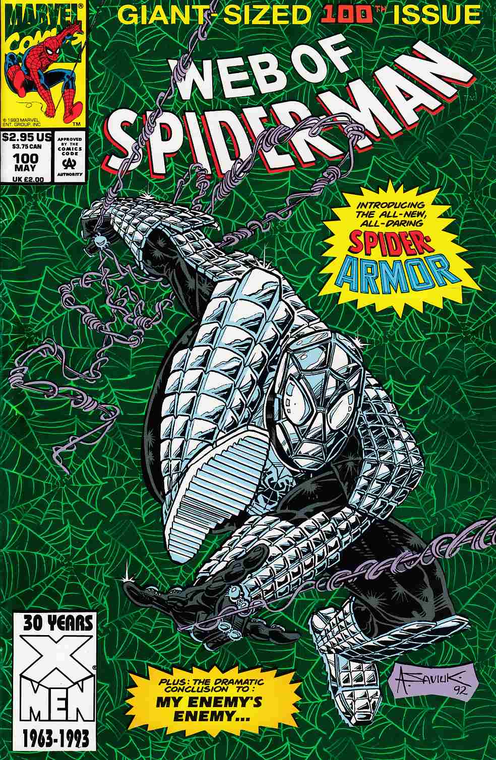 Web of Spider-Man #100 Fine (6.0) [Marvel Comic] LARGE