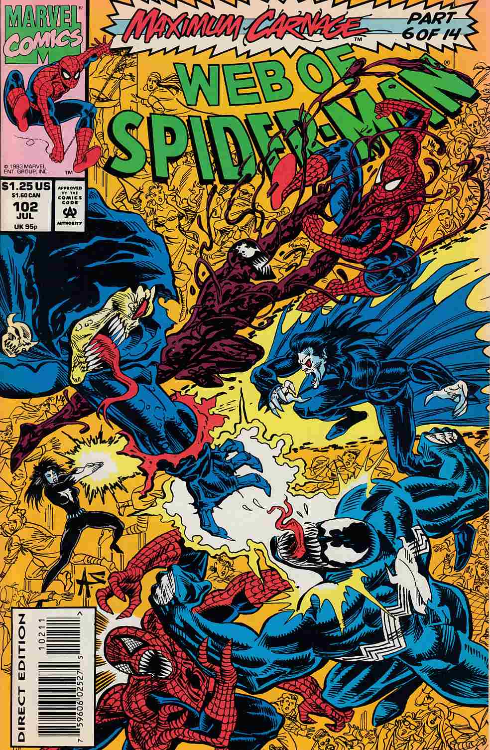 Web of Spider-Man #102 Near Mint (9.4) [Marvel Comic] THUMBNAIL