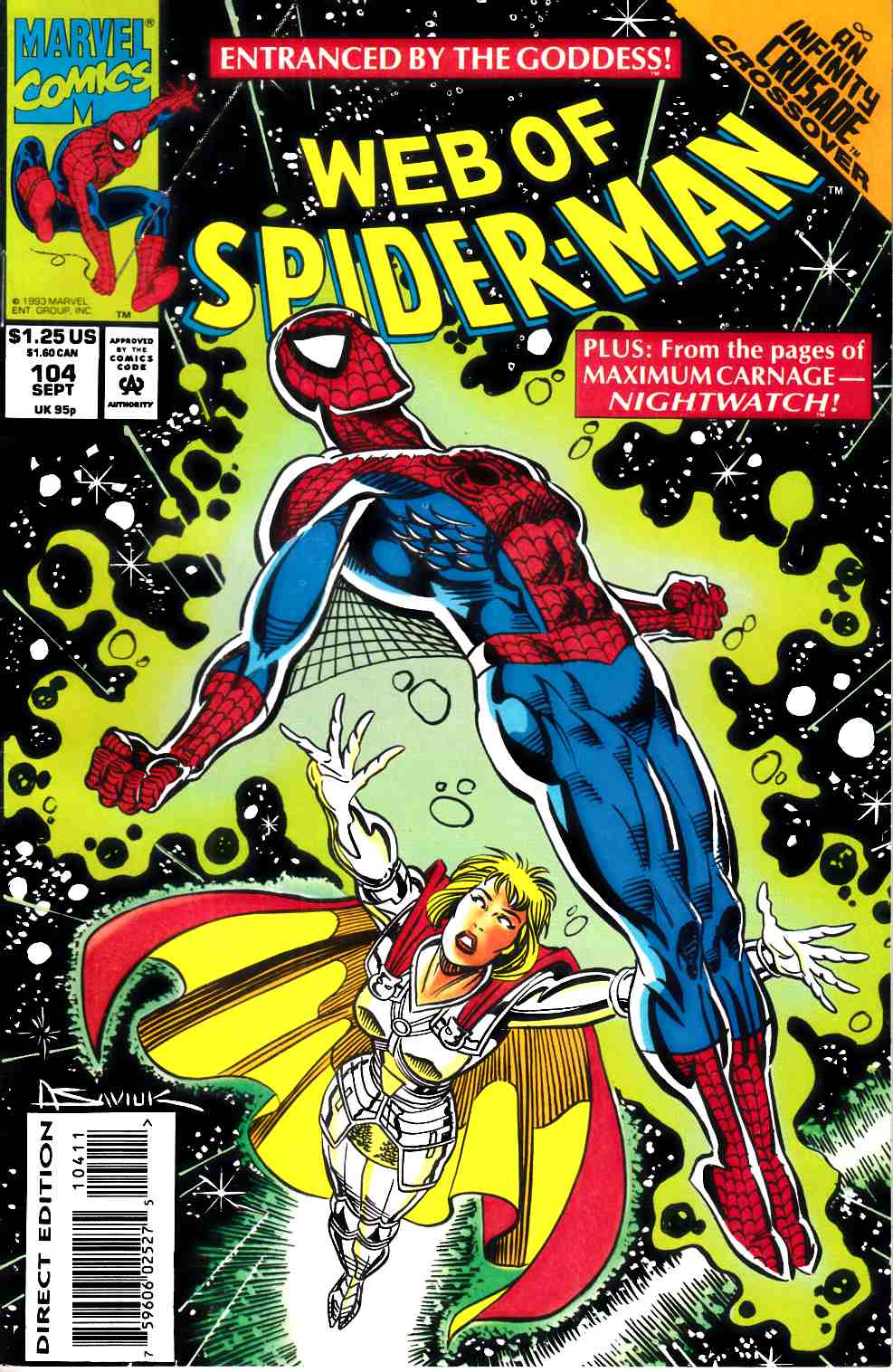 Web of Spider-Man #104 Very Fine (8.0) [Marvel Comic] LARGE