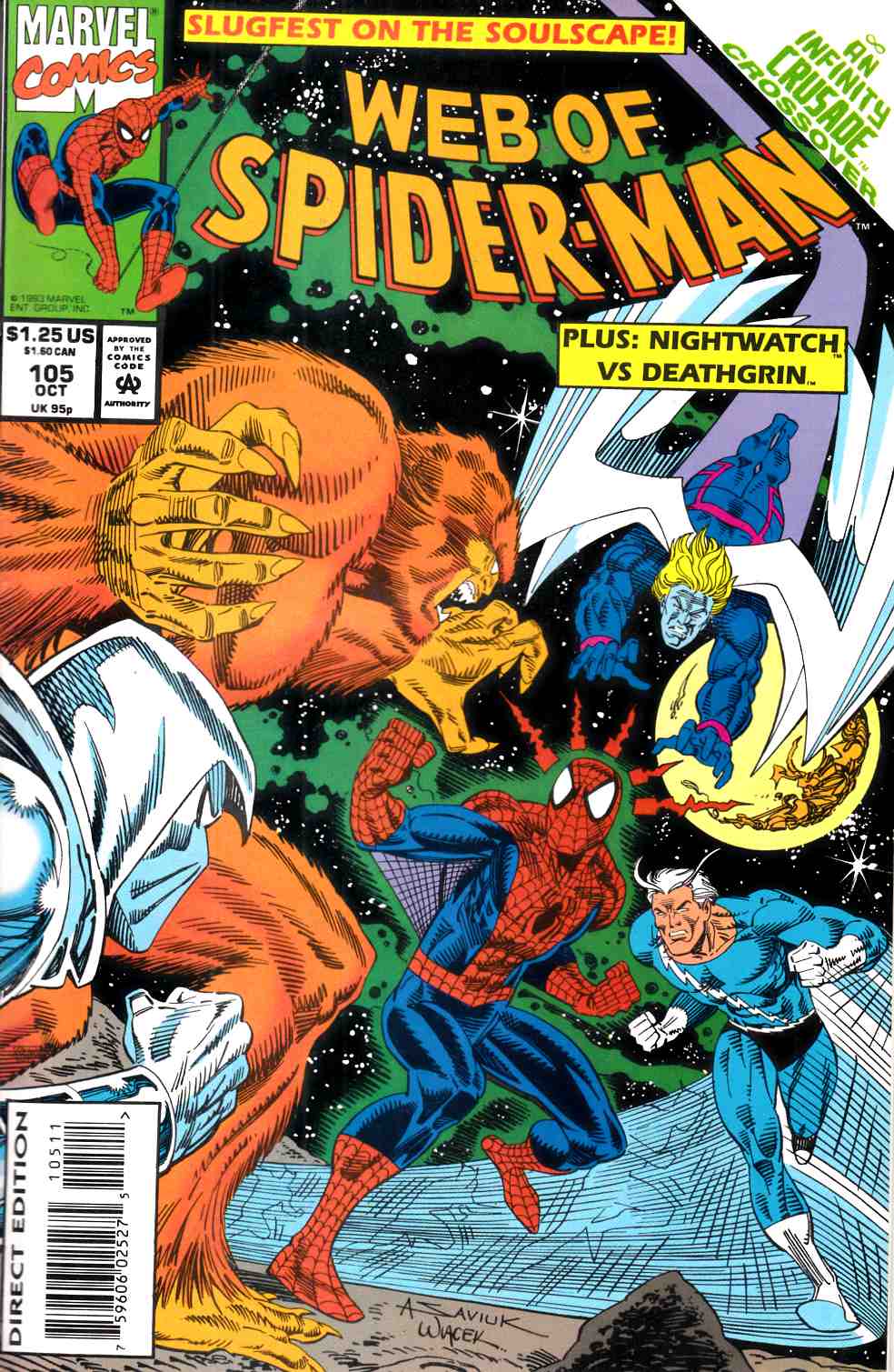 Web of Spider-Man #105 Very Fine (8.0) [Marvel Comic] LARGE