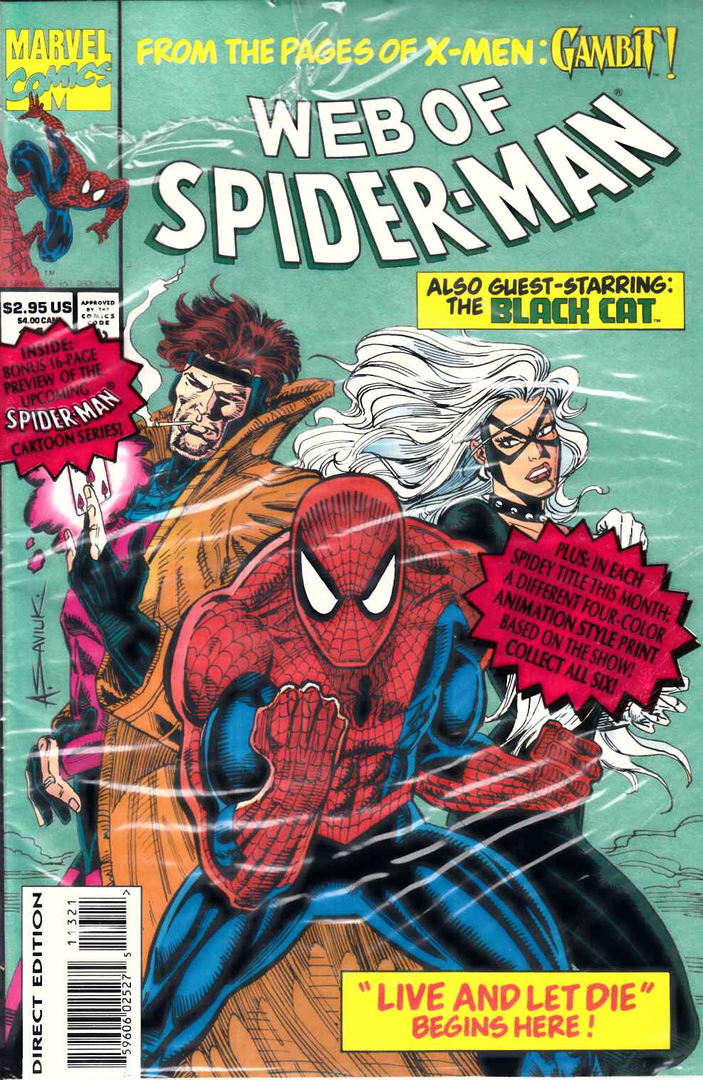 Web of Spider-Man #113 Polybagged Edition Very Fine (8.0) [Marvel Comic] LARGE