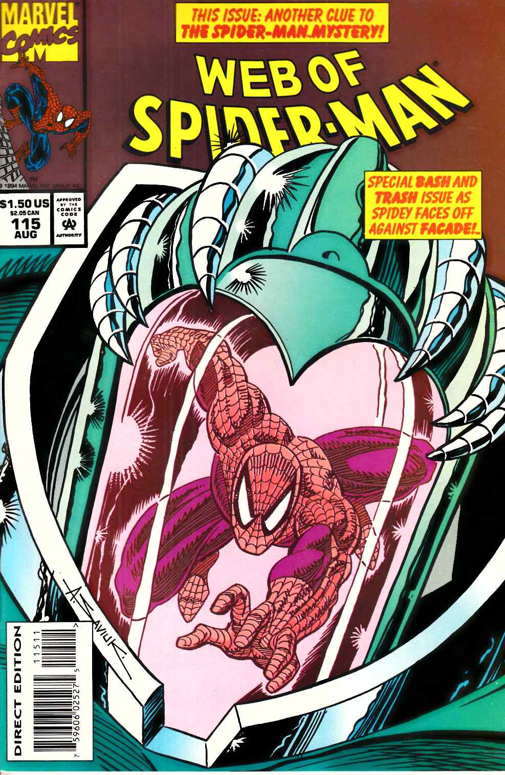Web of Spider-Man #115 Very Fine (8.0) [Marvel Comic] THUMBNAIL