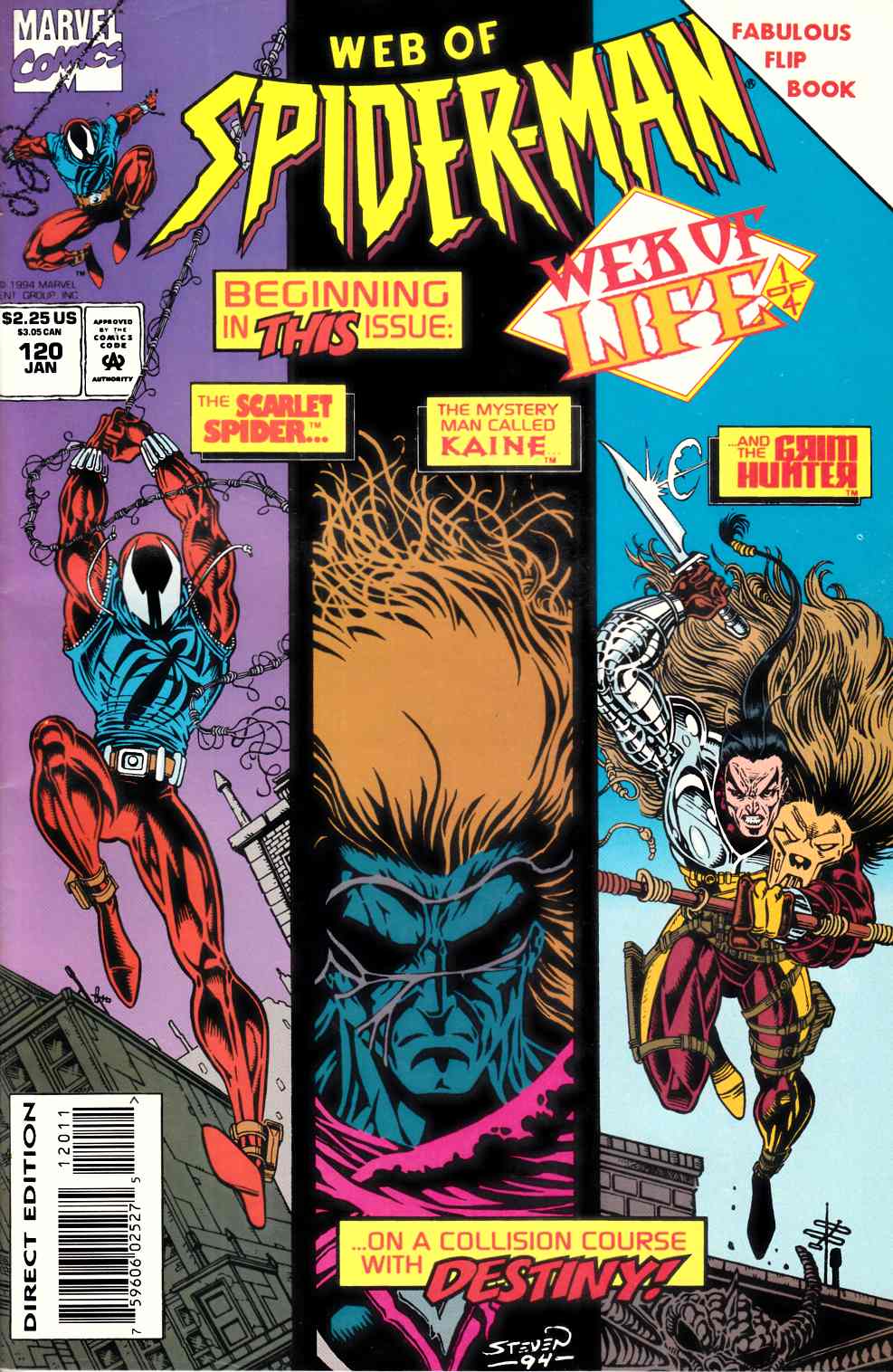 Web of Spider-Man #120 Fine (6.0) [Marvel Comic] THUMBNAIL