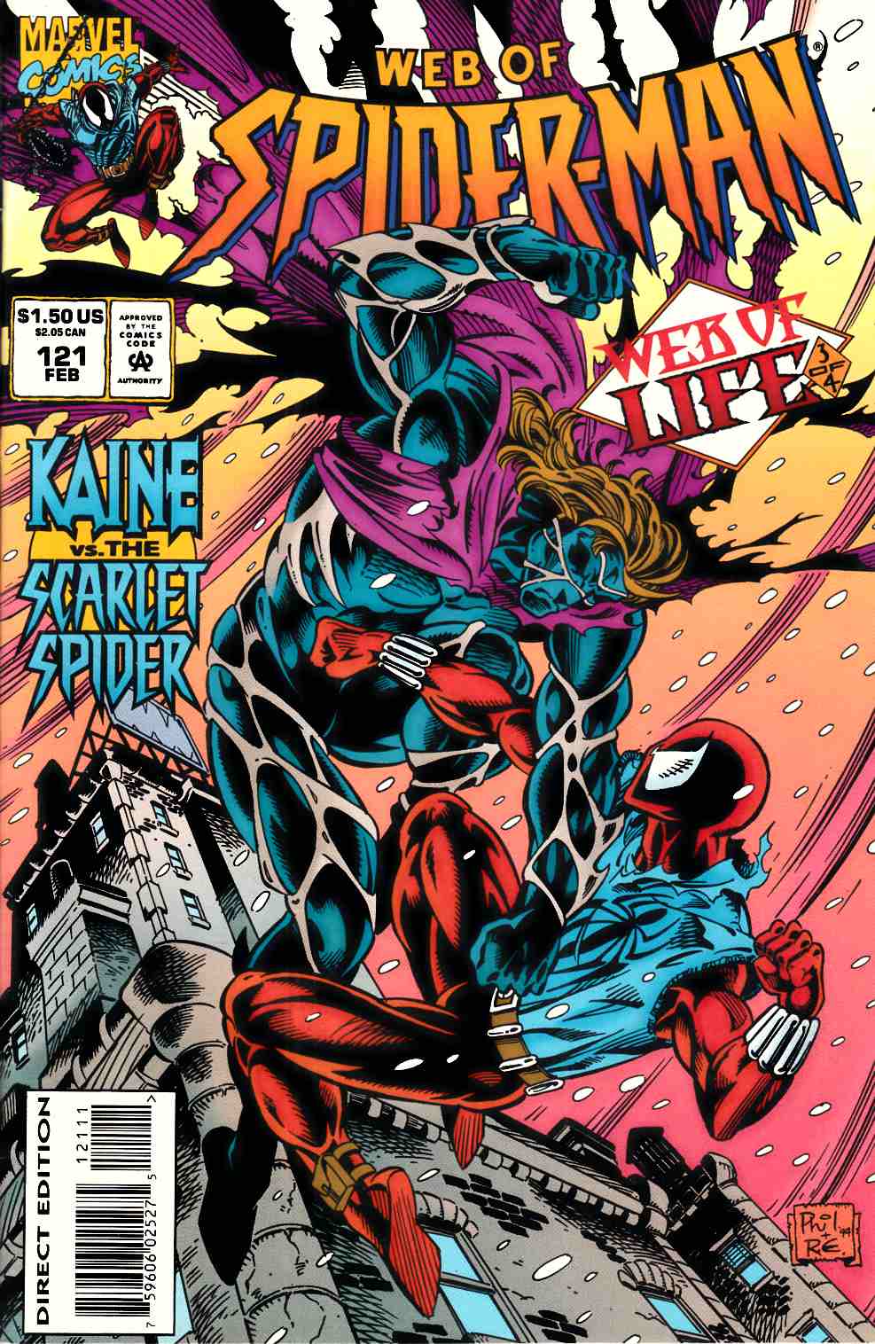 Web of Spider-Man #121 Very Fine (8.0) [Marvel Comic] THUMBNAIL