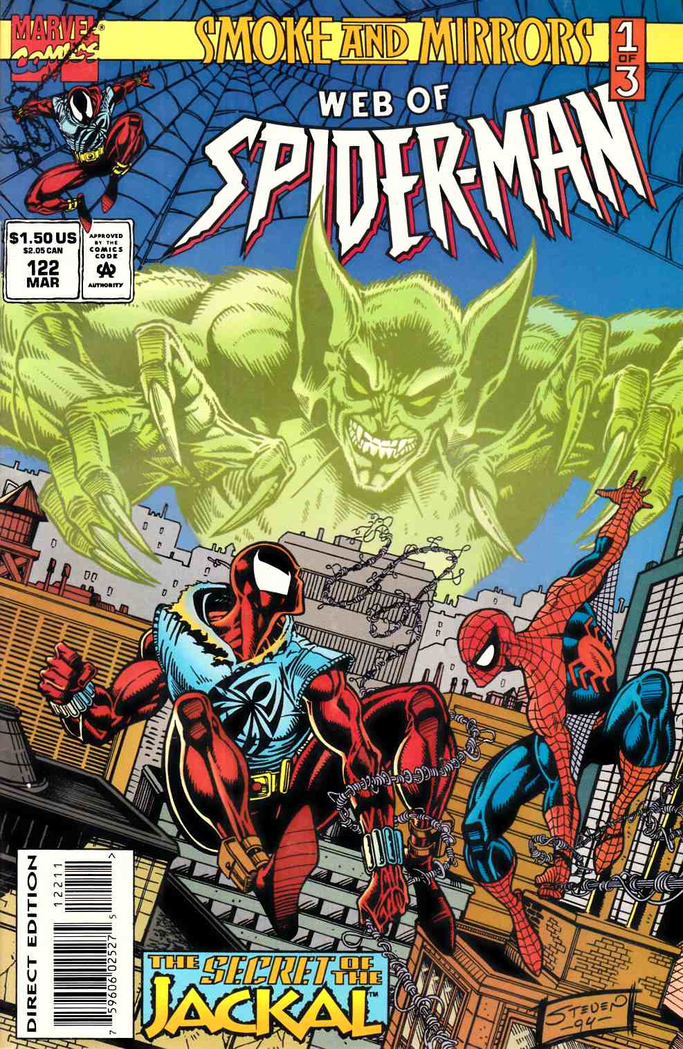 Web of Spider-Man #122 Fine (6.0) [Marvel Comic] THUMBNAIL