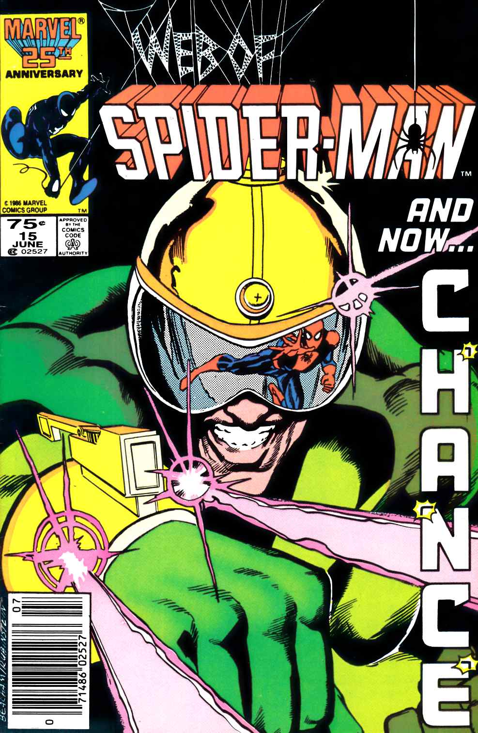 Web of Spider-Man #15 Newsstand Edition Fine (6.0) [Marvel Comic] LARGE