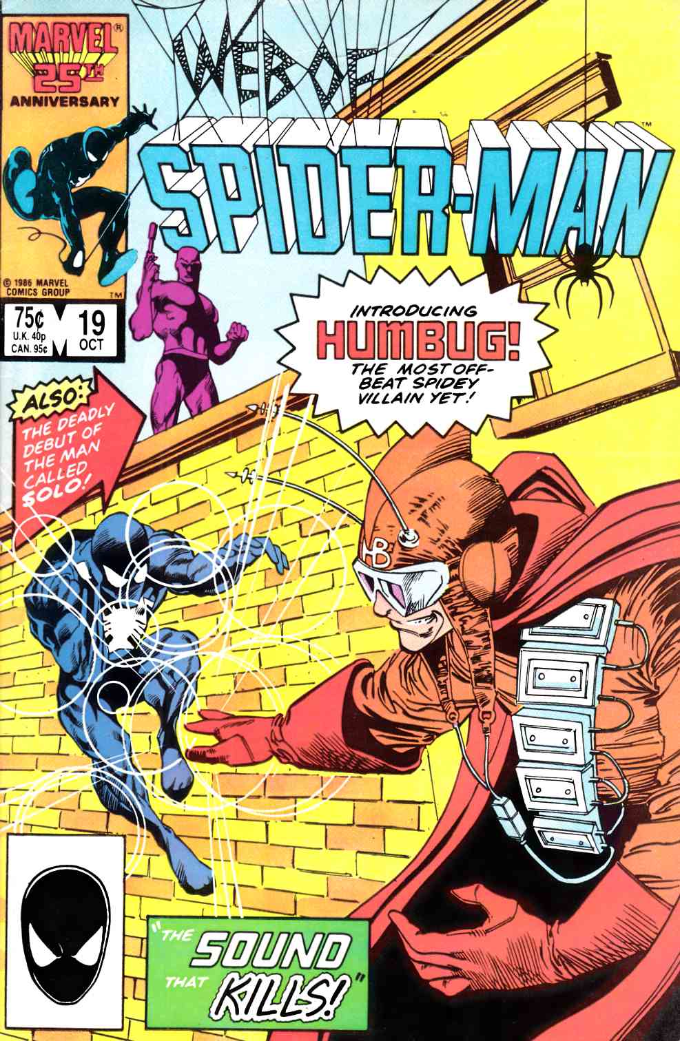 Web of Spider-Man #19 Fine (6.0) [Marvel Comic] LARGE