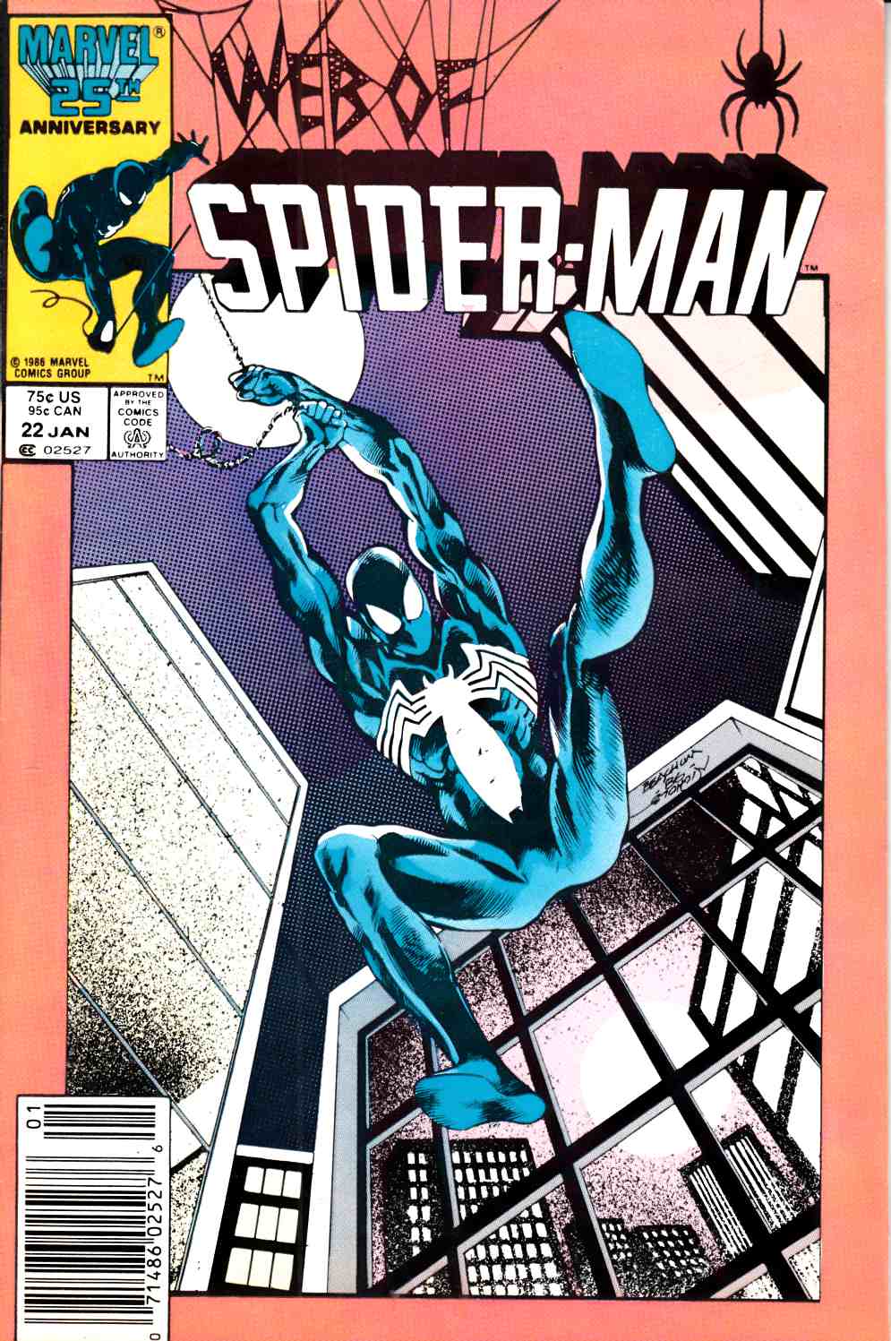 Web of Spider-Man #22 Newsstand Edition Very Fine (8.0) [Marvel Comic] LARGE