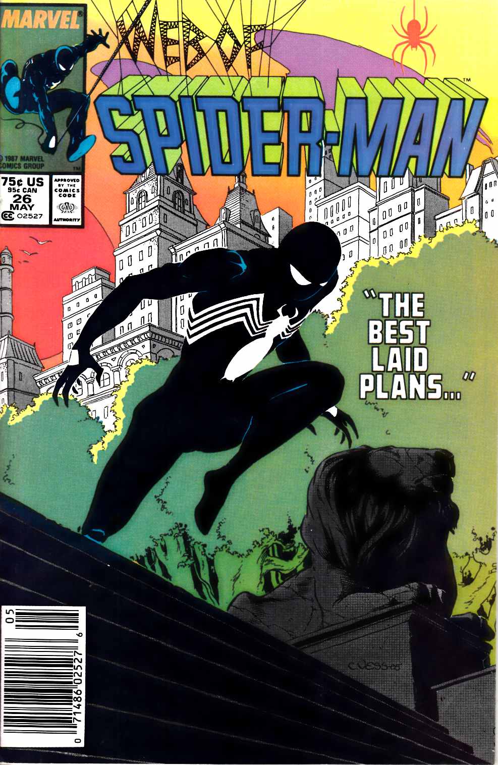 Web of Spider-Man #26 Newsstand Edition Fine Minus (5.5) [Marvel Comic] LARGE