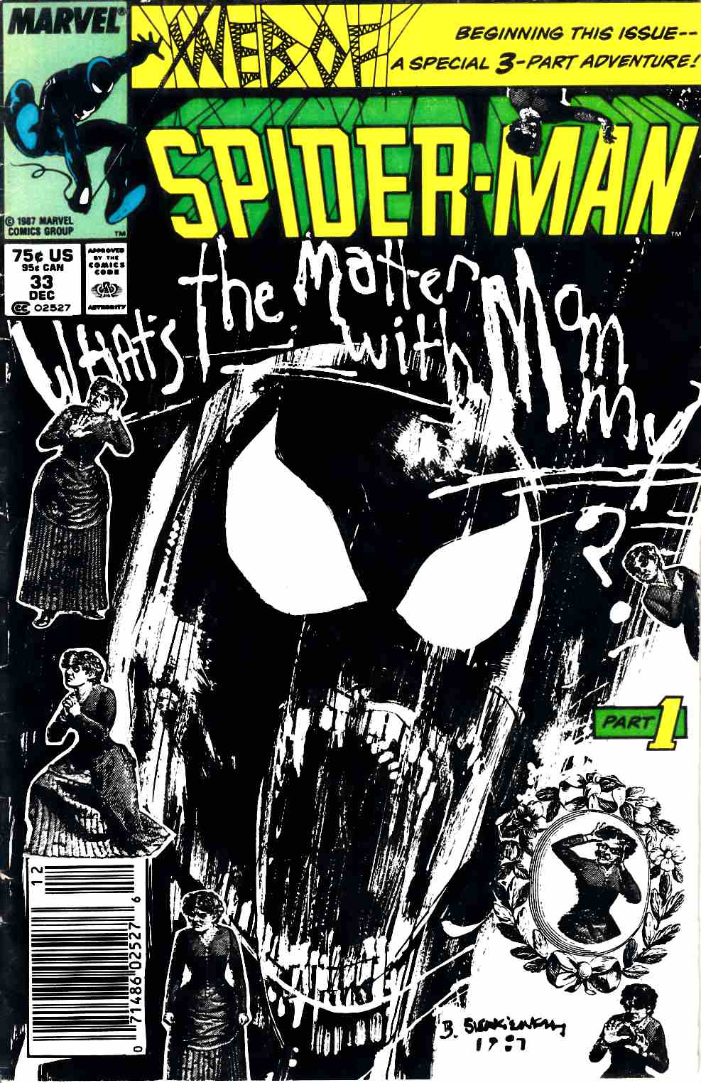 Web of Spider-Man #33 Newsstand Edition Very Good (4.0) [Marvel Comic] LARGE