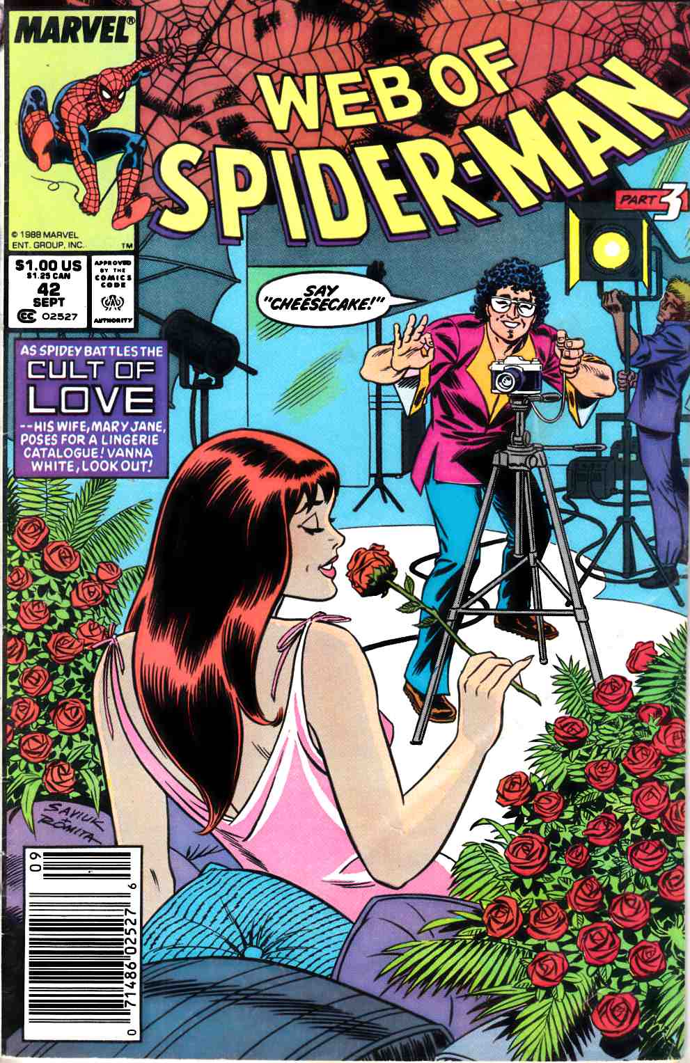 Web of Spider-Man #42 Newsstand Edition Very Good (4.0) [Marvel Comic] LARGE