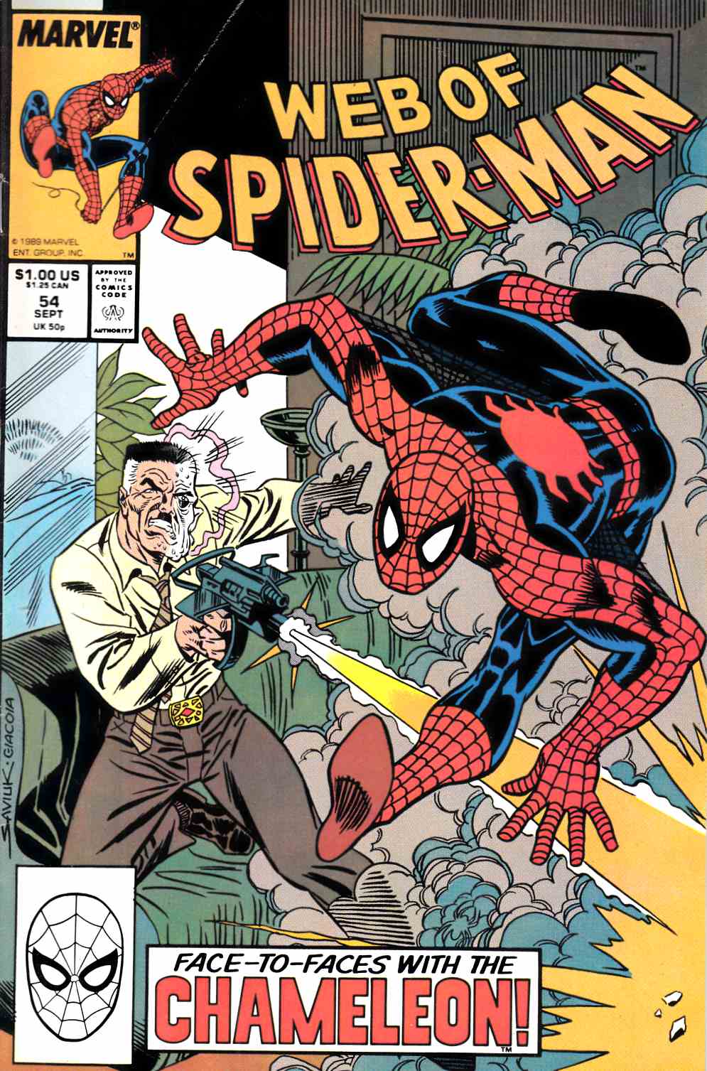 Web of Spider-Man #54 Very Fine (8.0) [Marvel Comic] THUMBNAIL